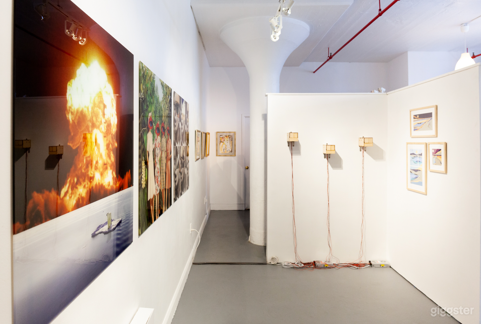 Long white walls, second view