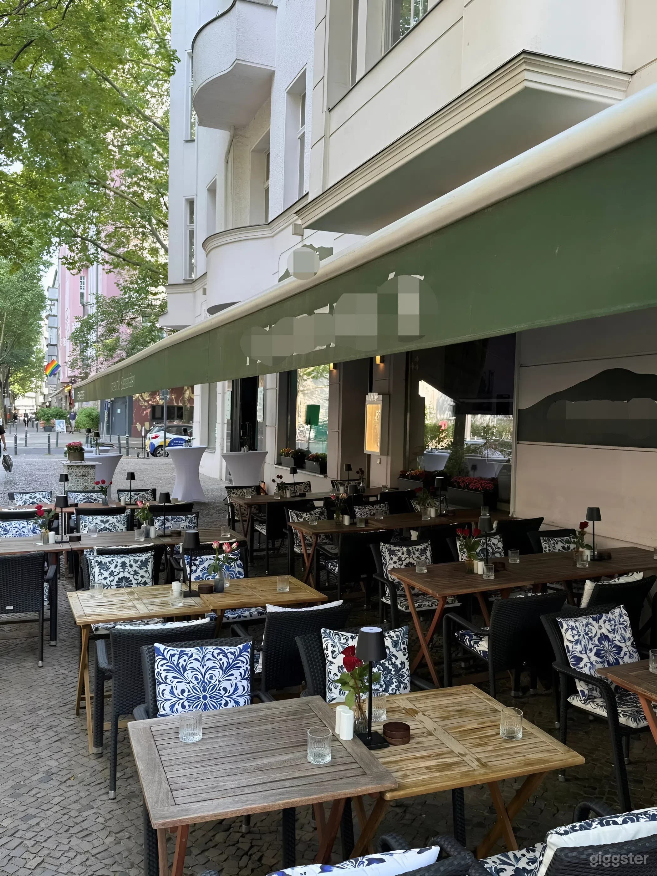 Covered Outdoor Terrace with Heaters & Seating Photo 2