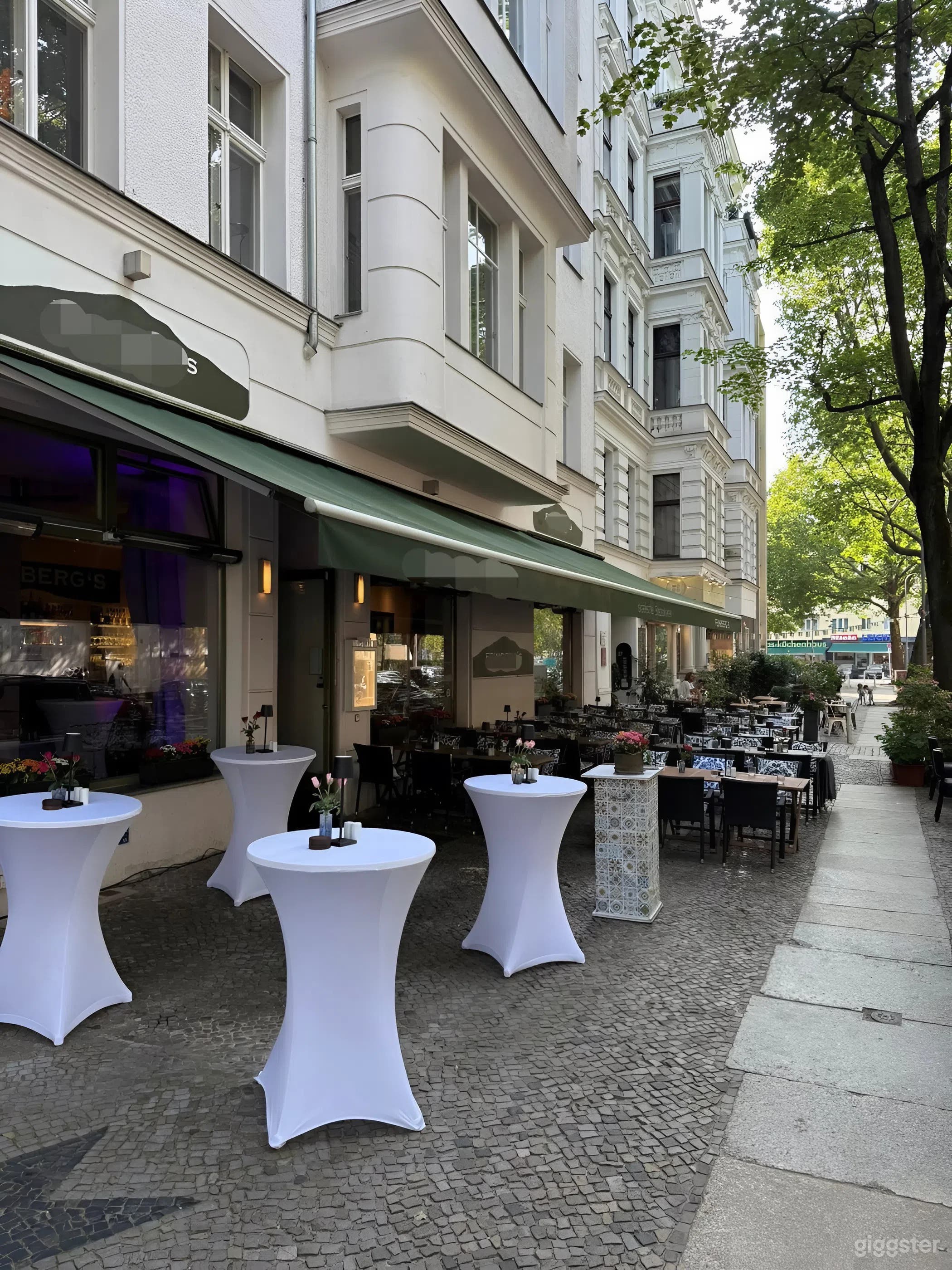 Covered Outdoor Terrace with Heaters & Seating Photo 3