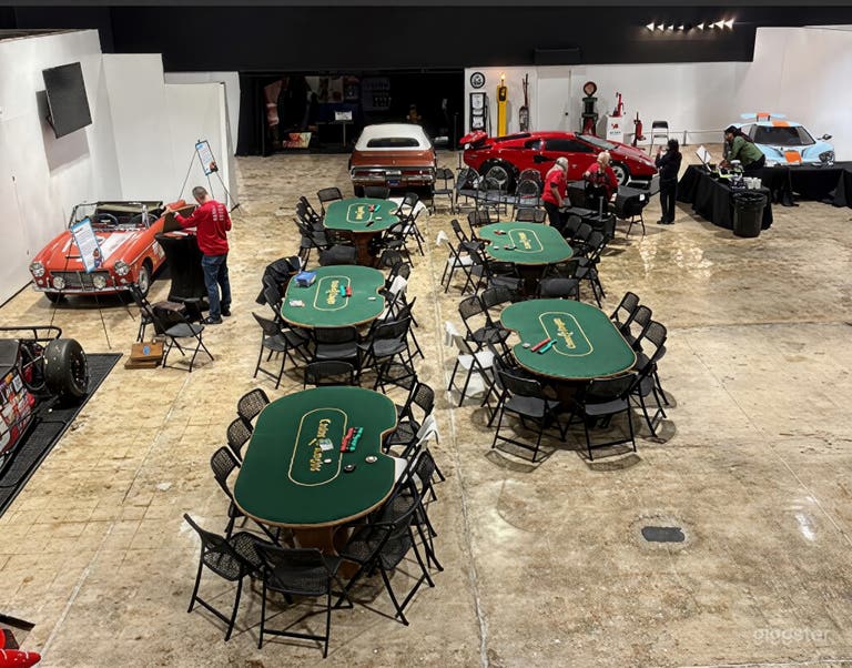  Massive 17,000 Sq Ft Auto Exhibit Floor for Large Events 