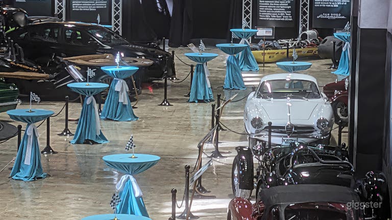  Massive 17,000 Sq Ft Auto Exhibit Floor for Large Events 