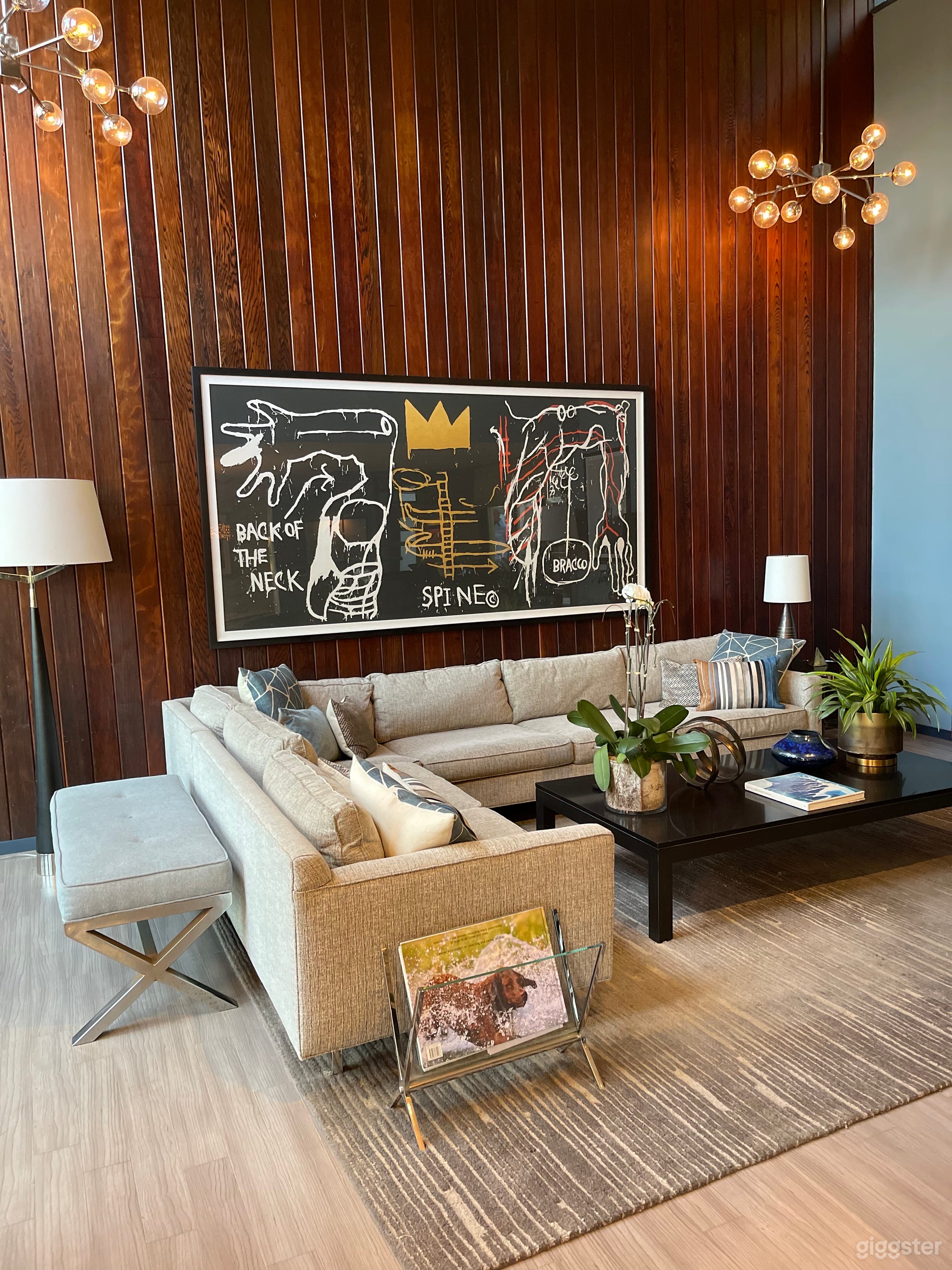 Beachwood Canyon city View Mid-Century Photo 1