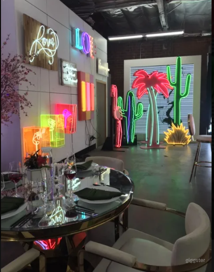 Nice and Colorful Neon Studio Photo 1