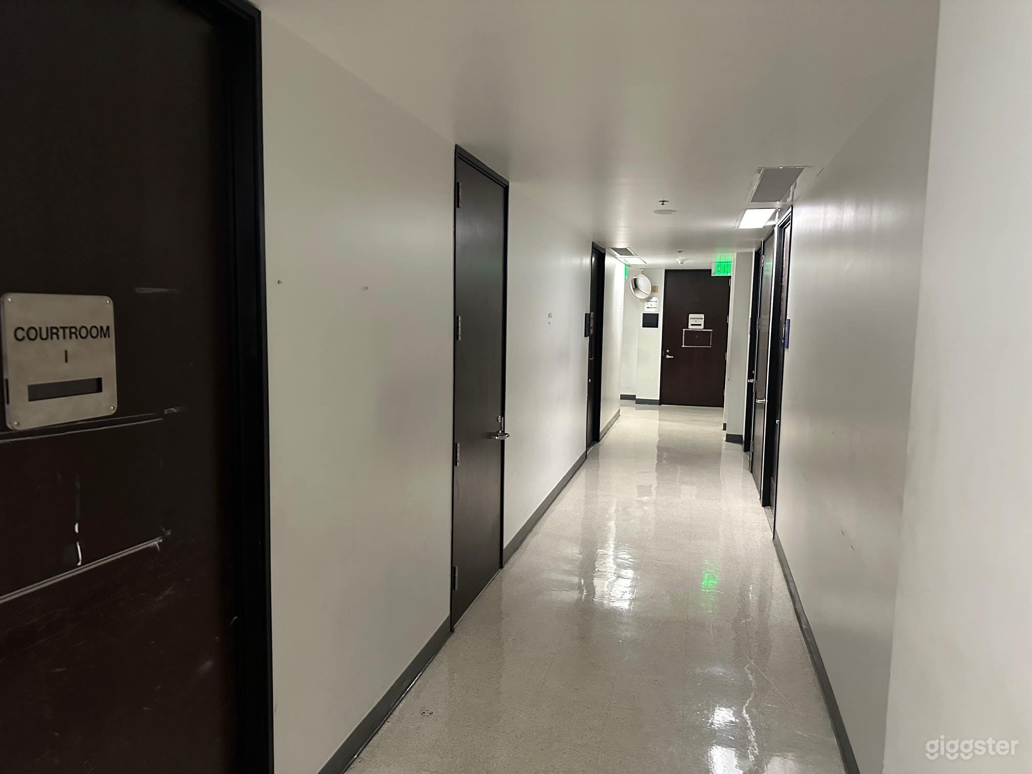 Modern White Hospital Hallways Photo 3
