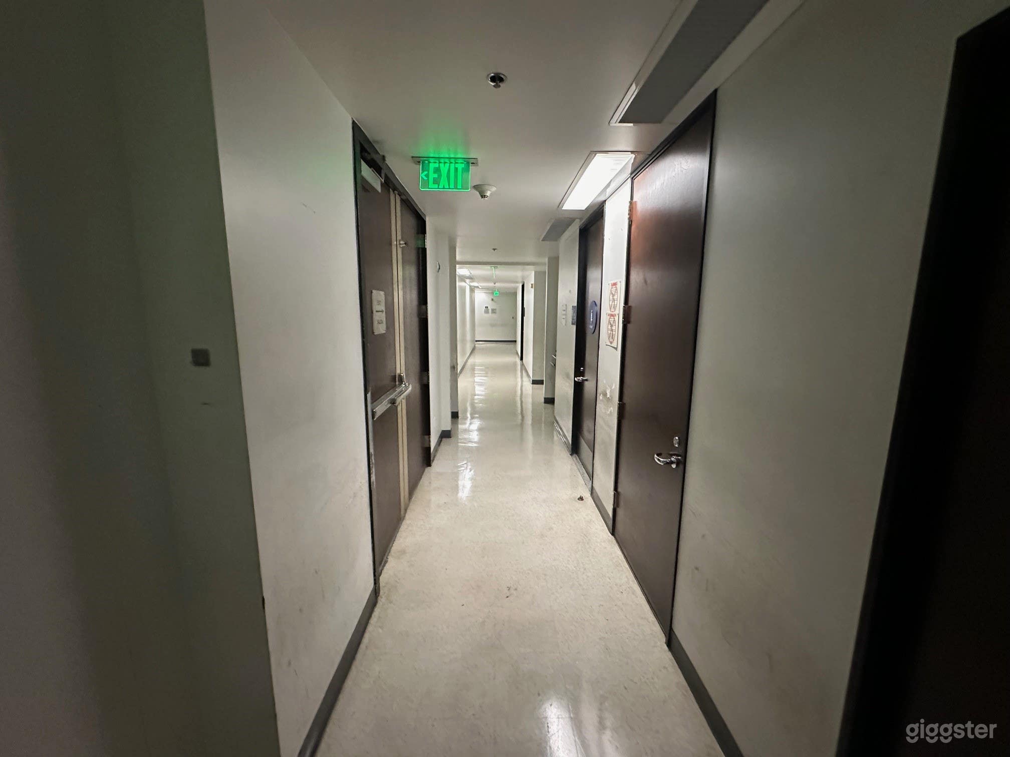Modern White Hospital Hallways Photo 1