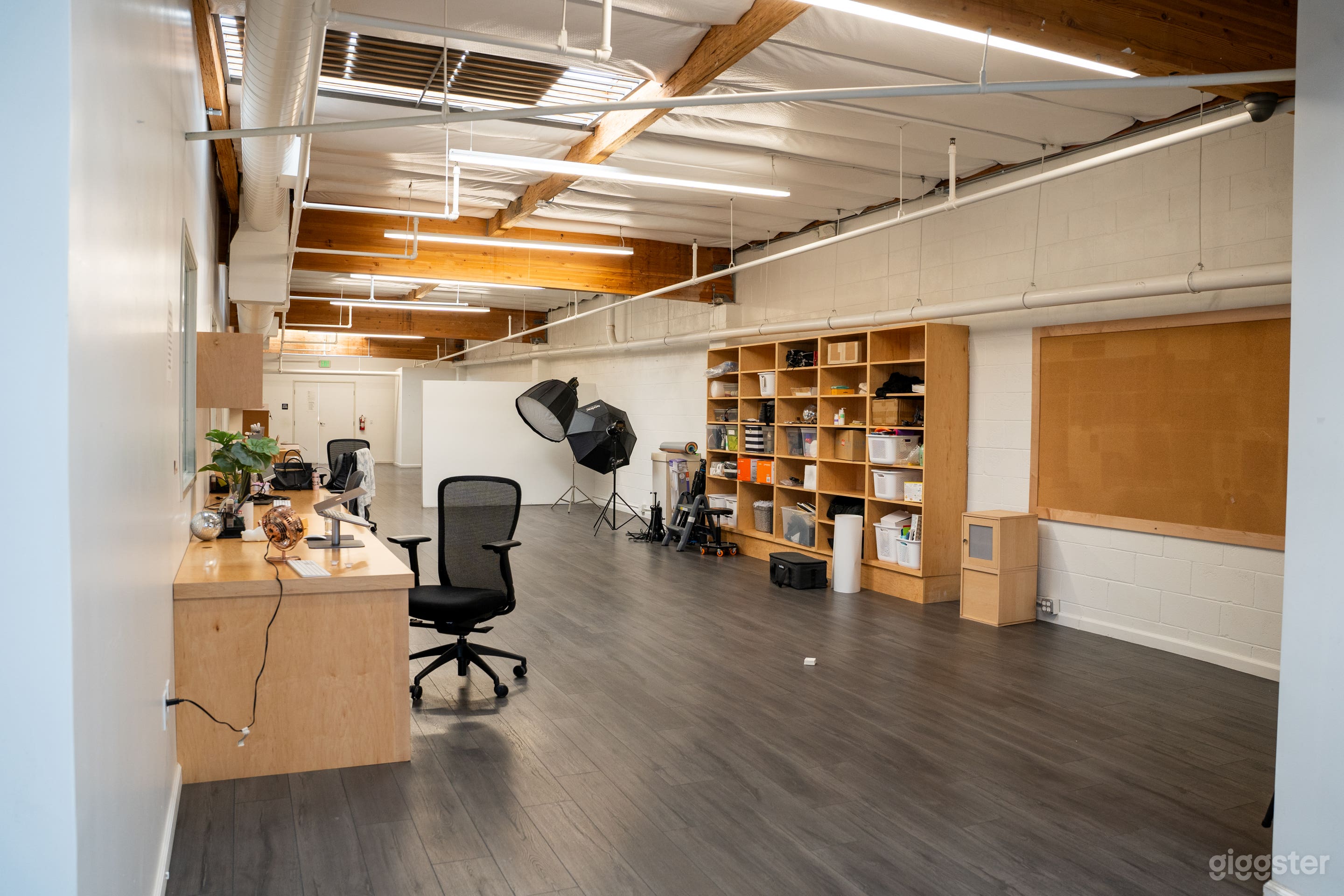 Desk space and built-ins included (will be empty for your shoot)