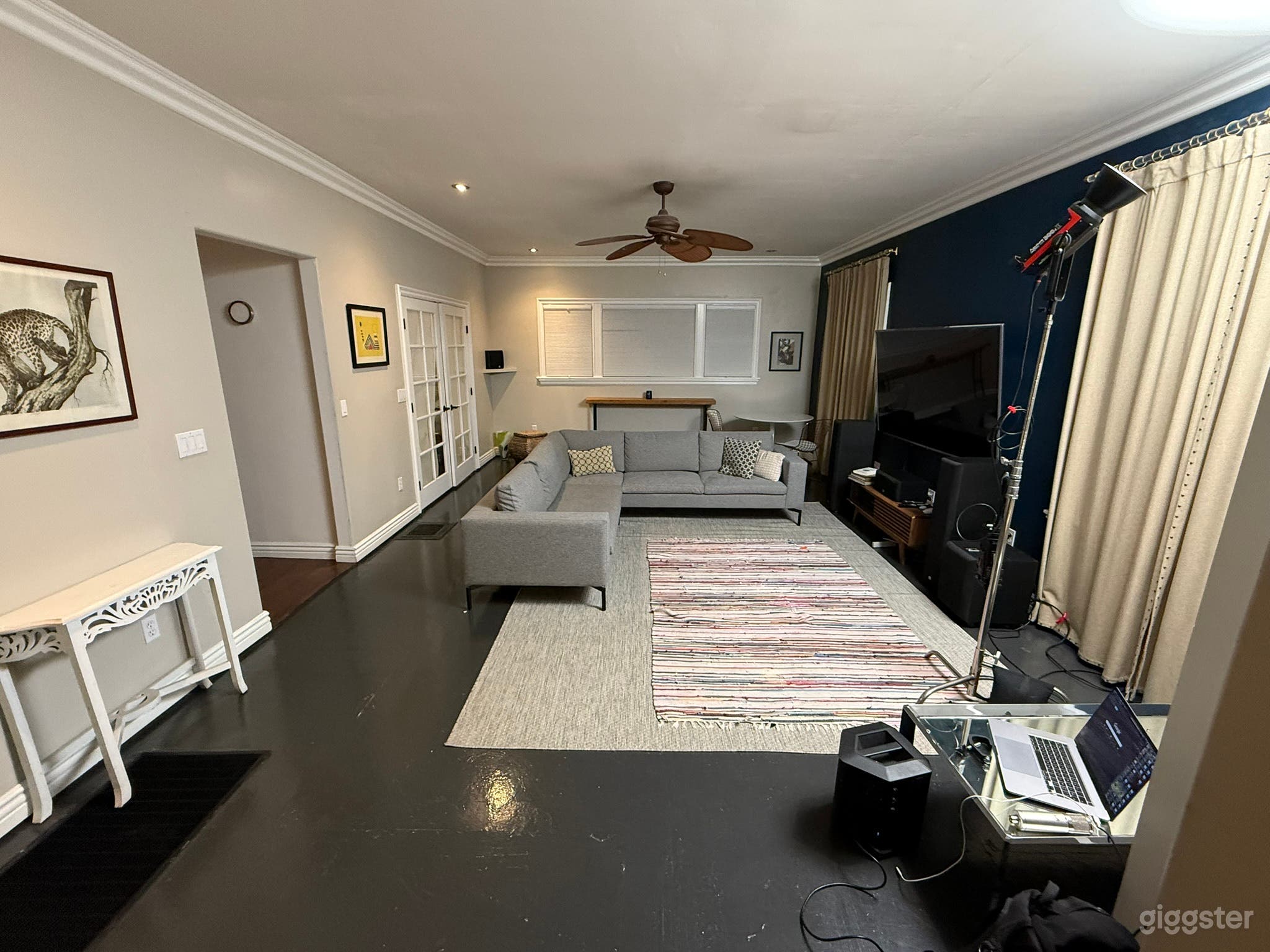 clean modern living room