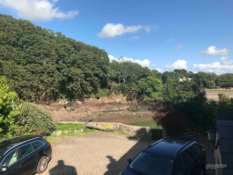  View from the bedroom at low tide 
