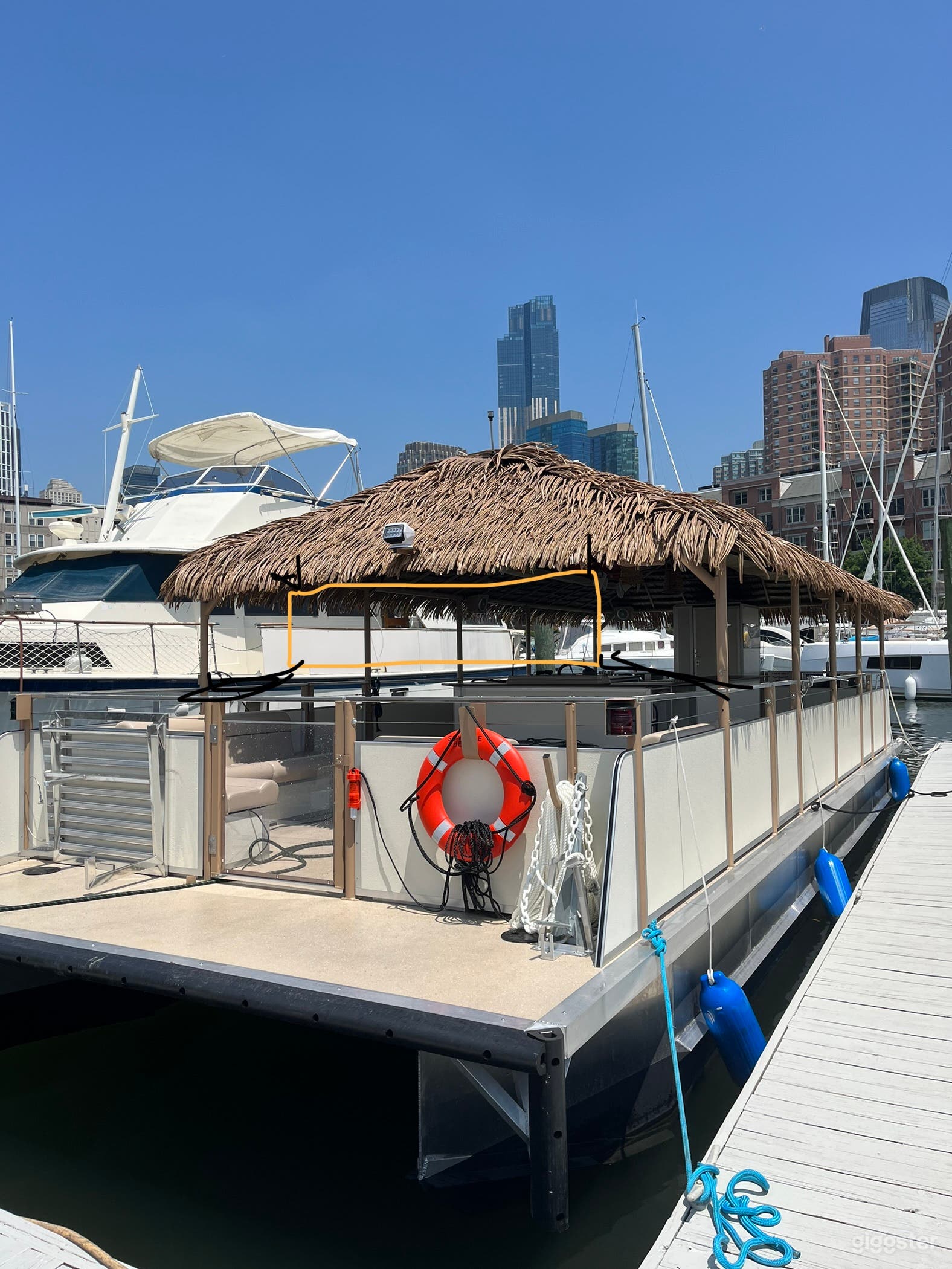 Brand New Tiki Themed Commercial Boat Photo 2