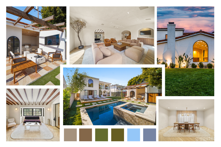  MODERN SPANISH VILLA WITH ARCHES, BEAMS & POOL 