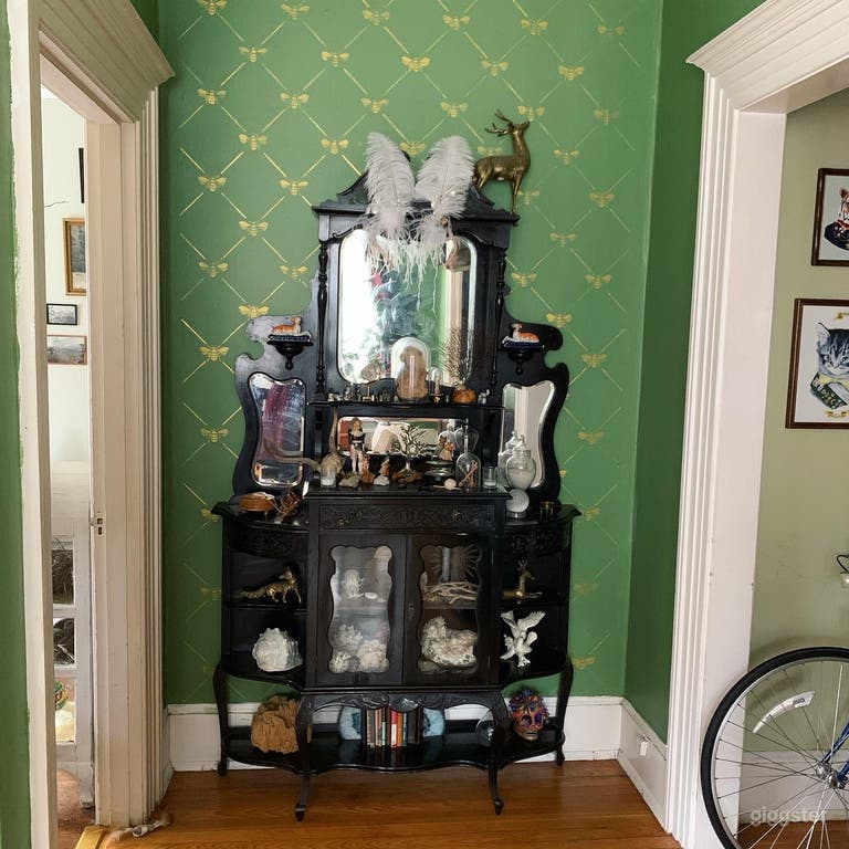  The curio hutch is from 1860.  