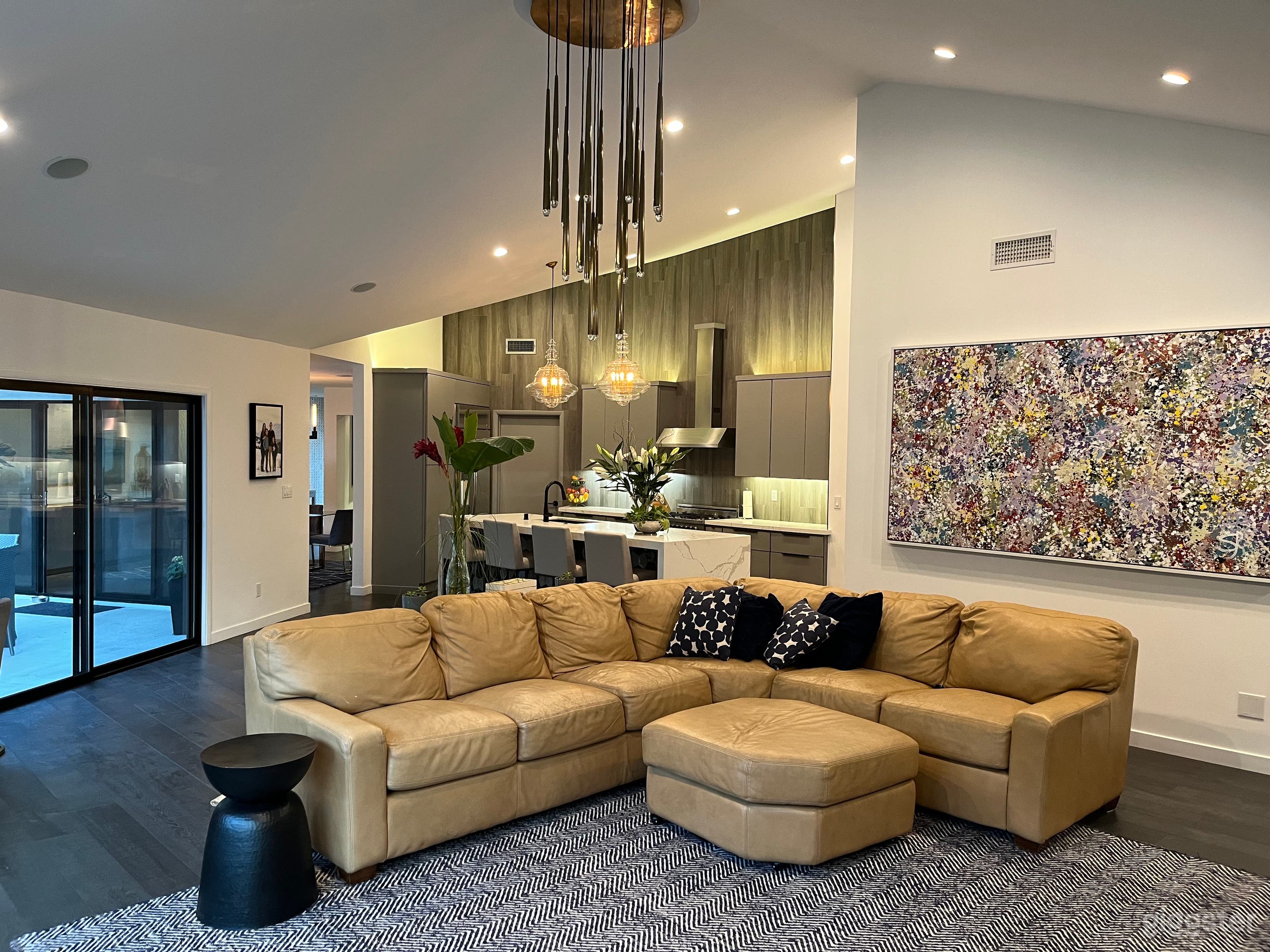 Family Room and Kitchen