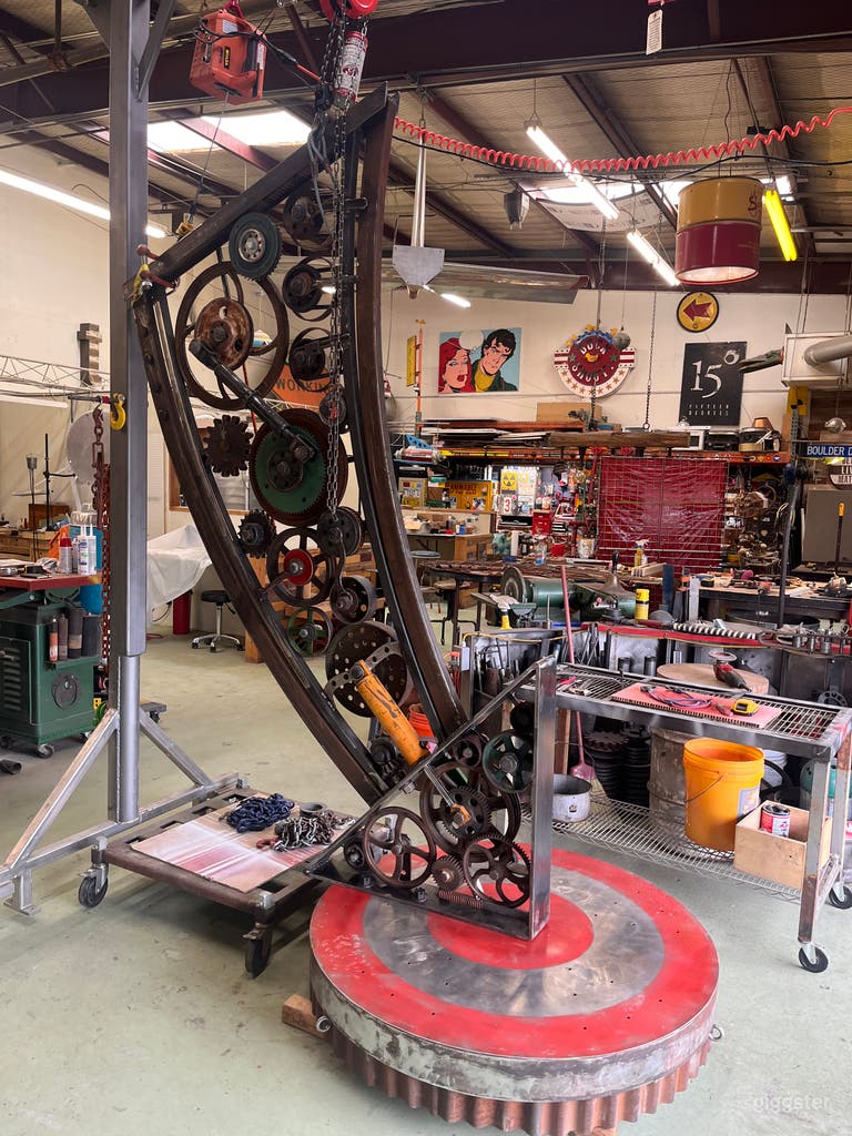  View looking into the space from garage door area  