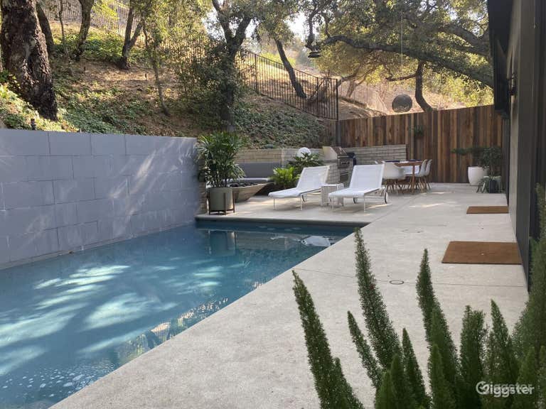  Backyard pool east view 