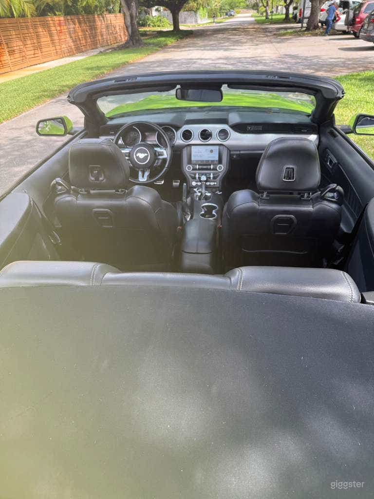  Spazio Mobile Mustang Verde Vibrante per Servizi Fotografici 