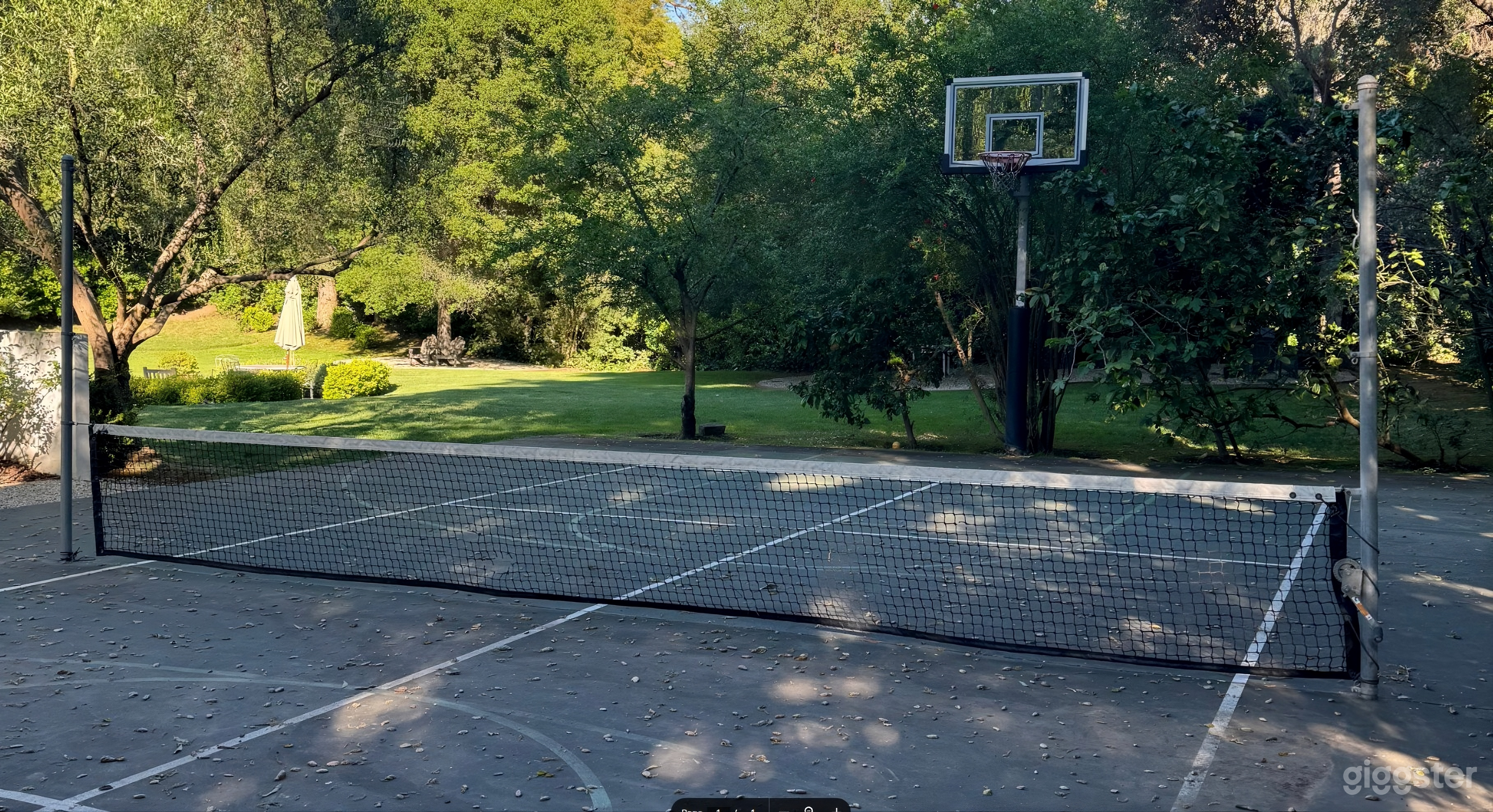 Spacious Outdoor Pickleball Court for Productions Photo 4