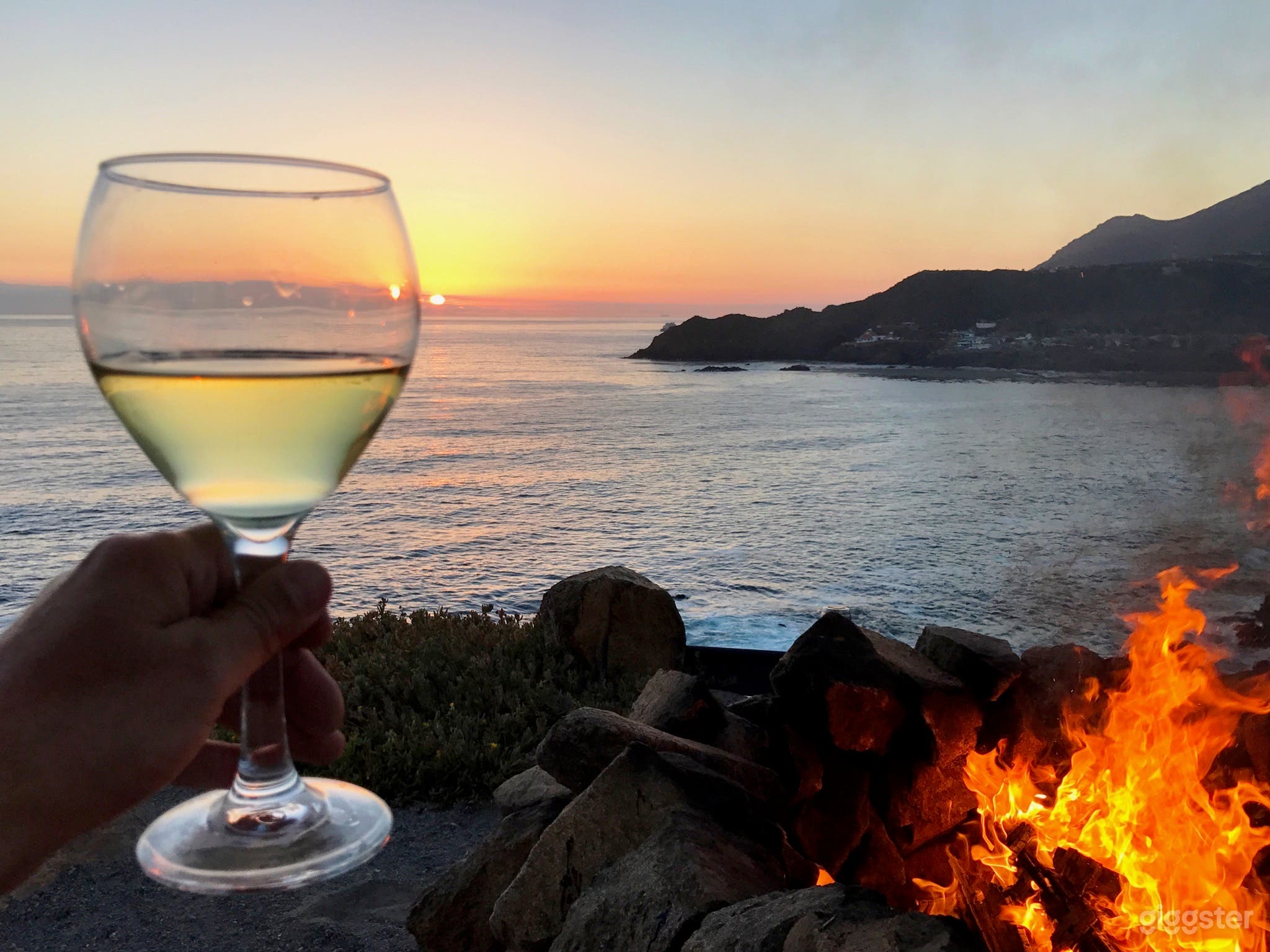One of several firepits overlooking Kite's Bay, La Bufadora &amp; the Sunset.