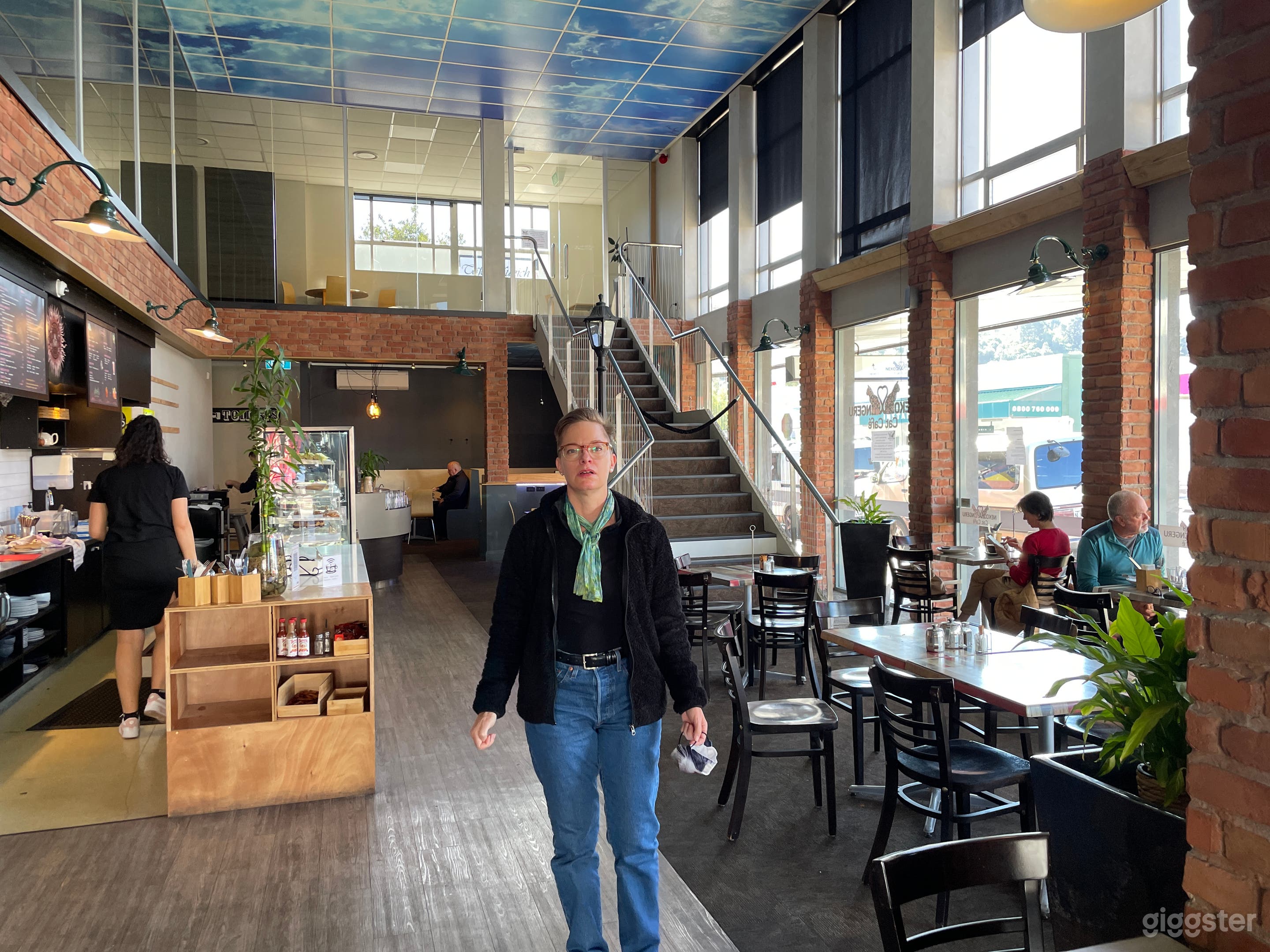 soon after opening day of cafe soliel