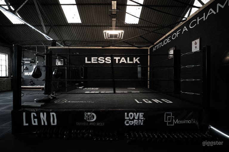  Industrial modern Boxing gym warehouse 