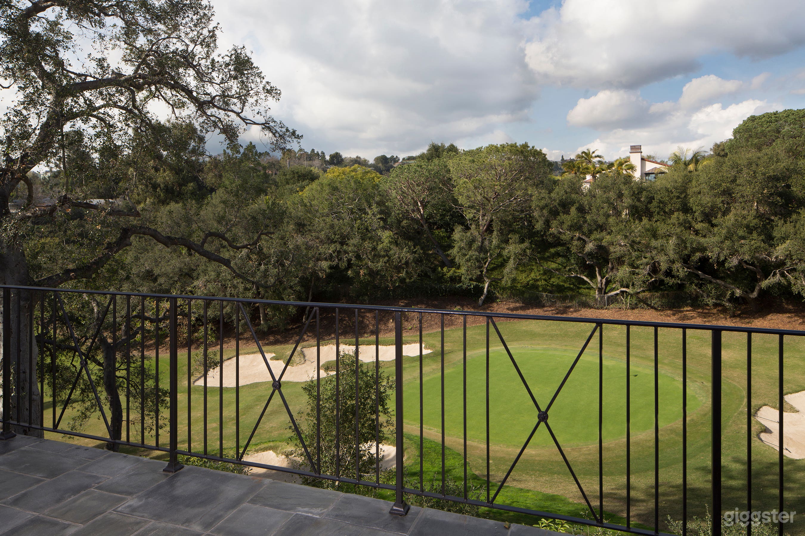 French Chateau/Bel-Air Mansion Surrounded by Green Photo 3
