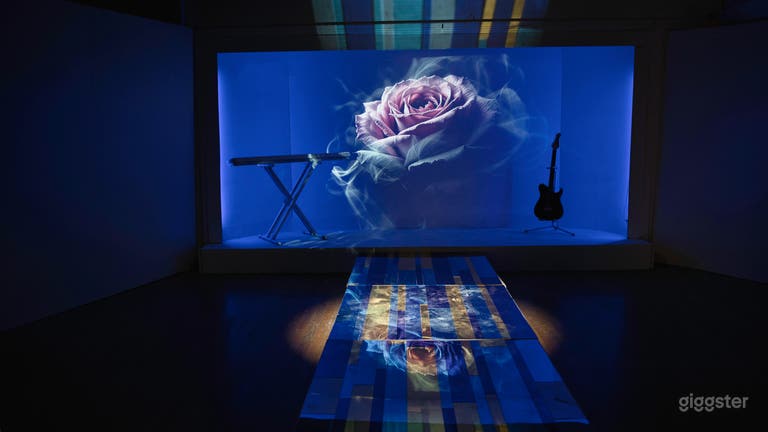  Stage with Projector Backdrops 