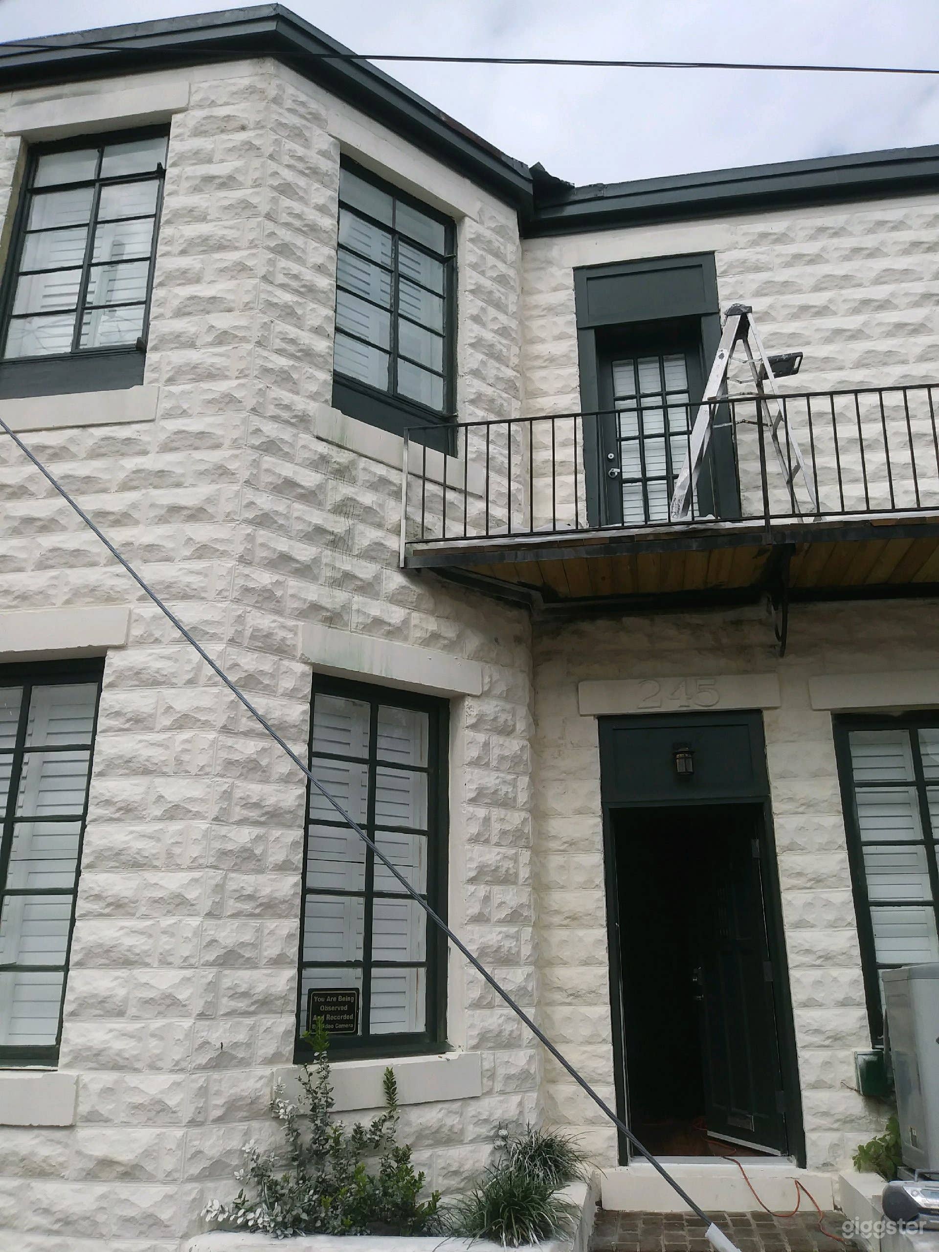 Front, second floor balcony