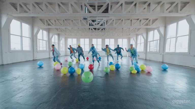  New York style warehouse loft with A/C & Rooftop 