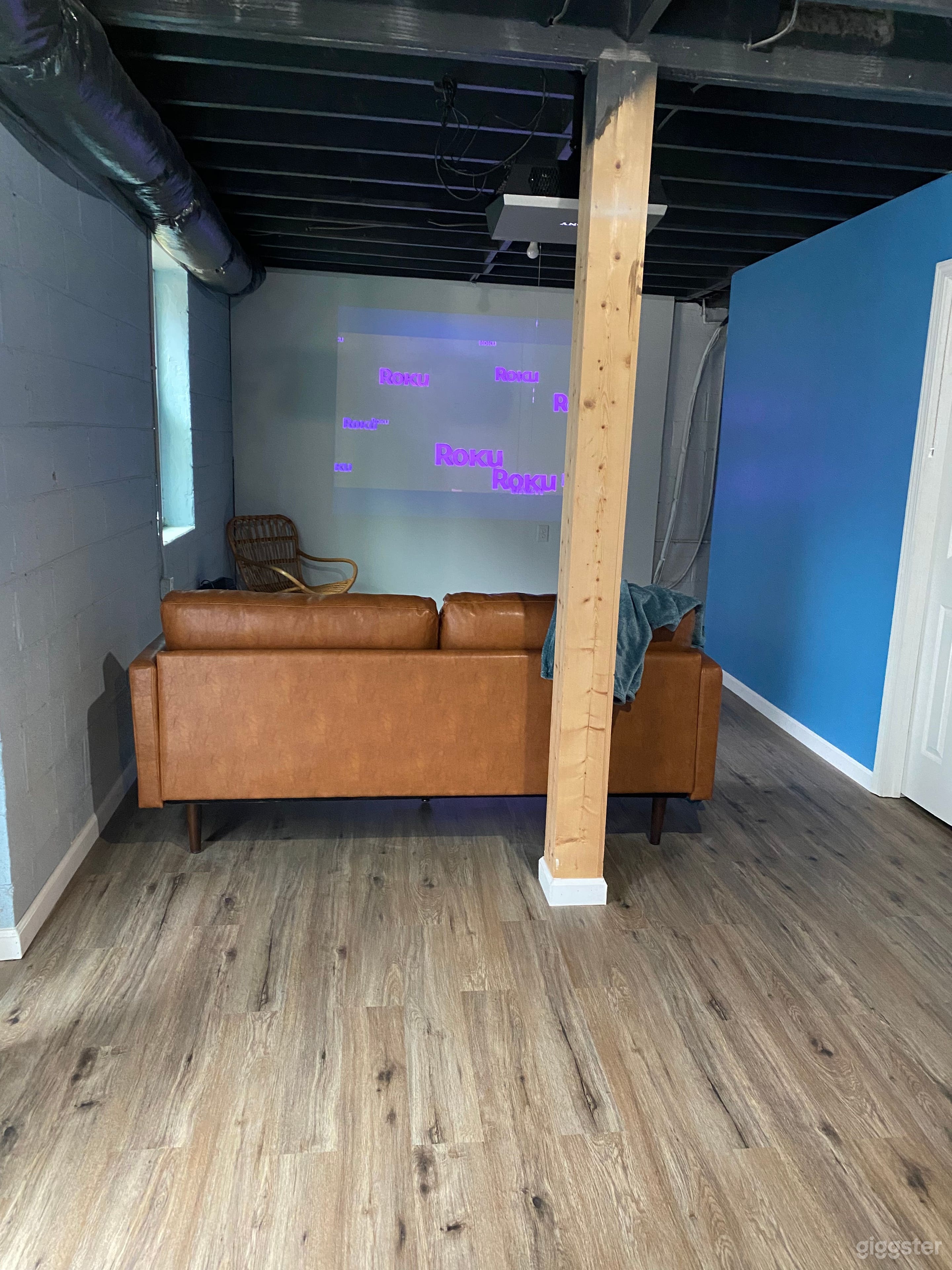 Basement movie room