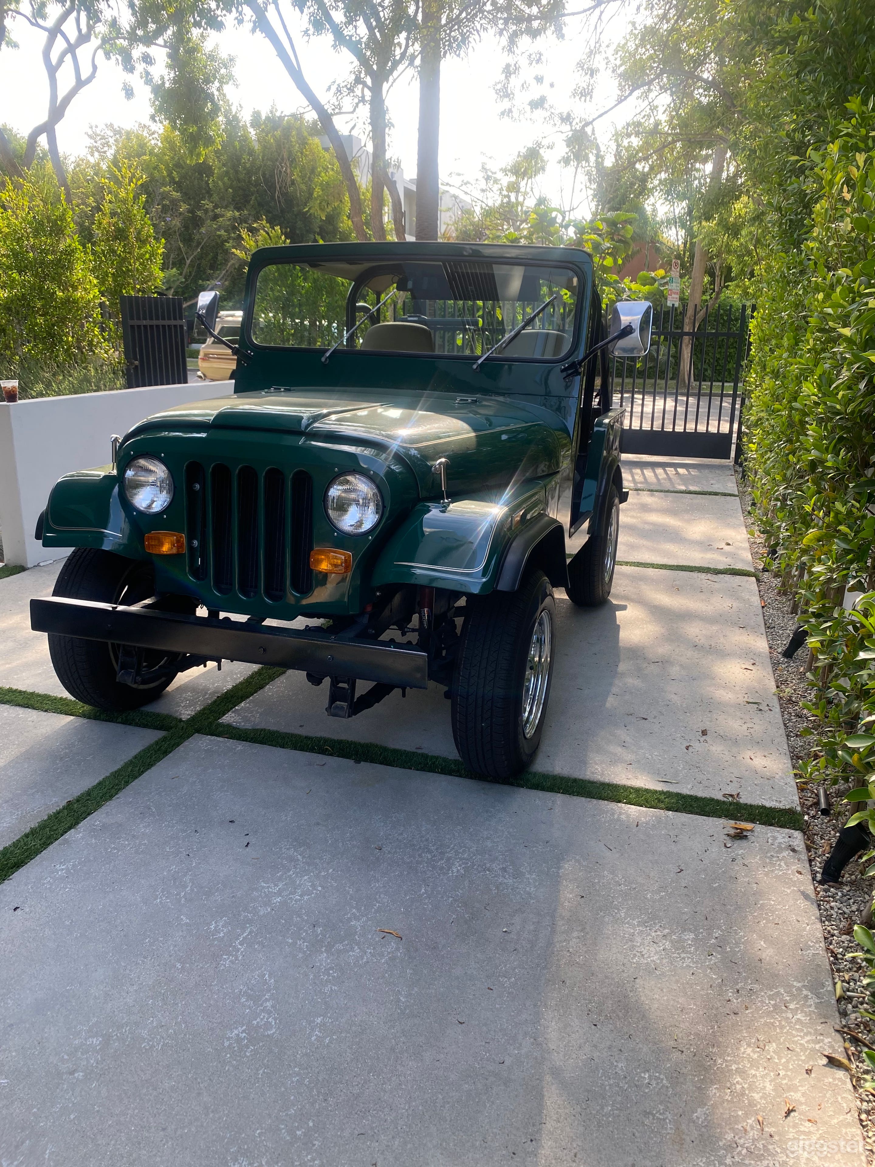 1975 Green Jeep DJ5 Safari Kar Beach Cruiser Photo 1