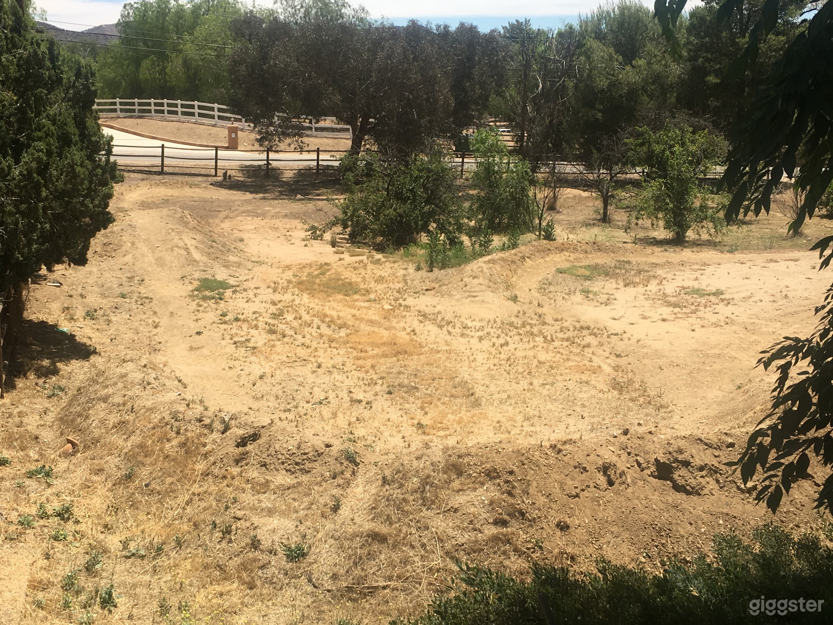 Mini dirtbike track with jumps and berms 🏍 