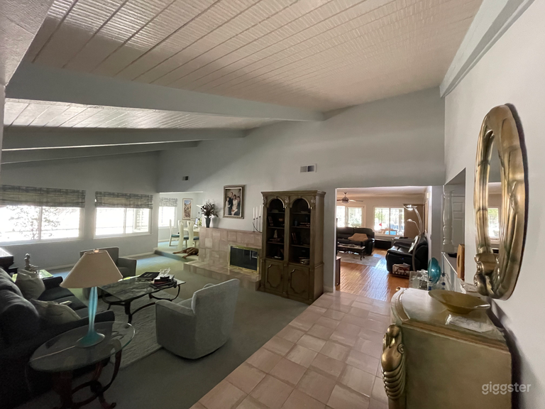  Living room and dining room
 