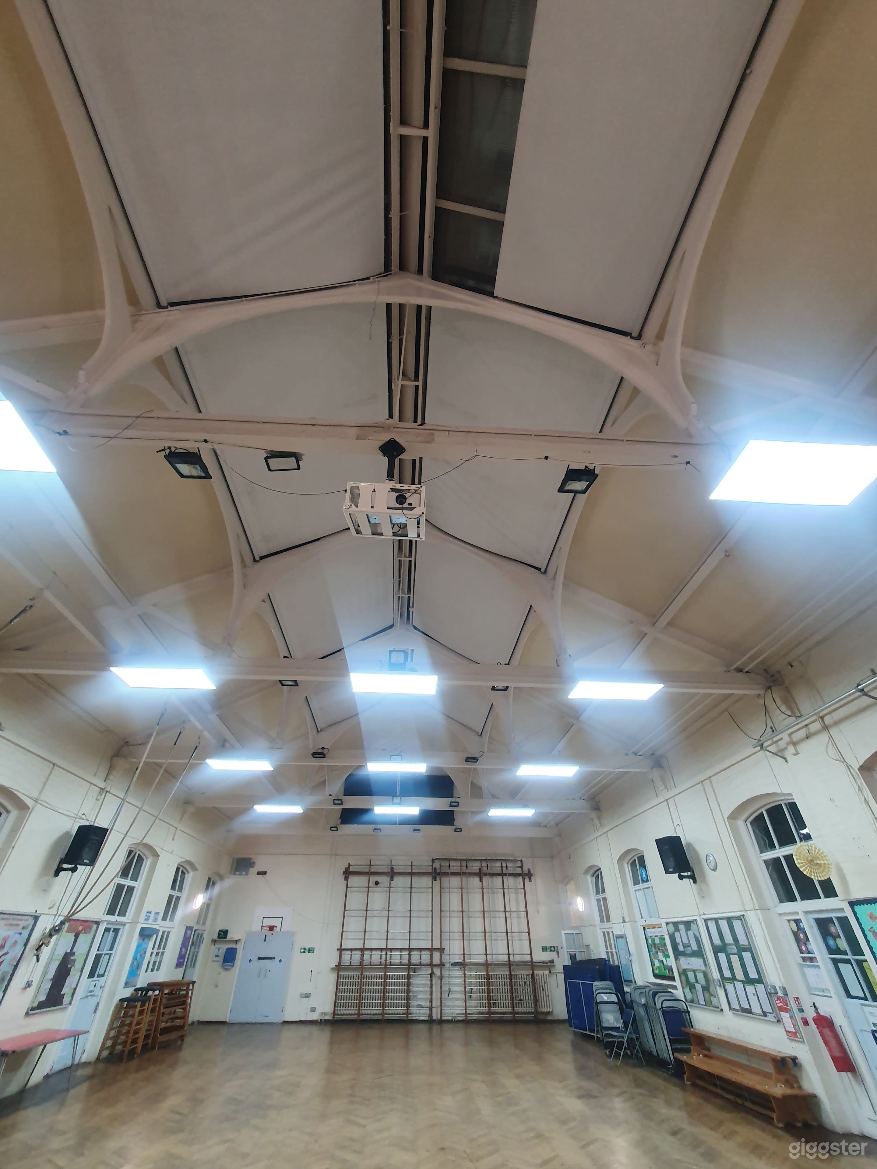 Very high ceilings and blackout blinds