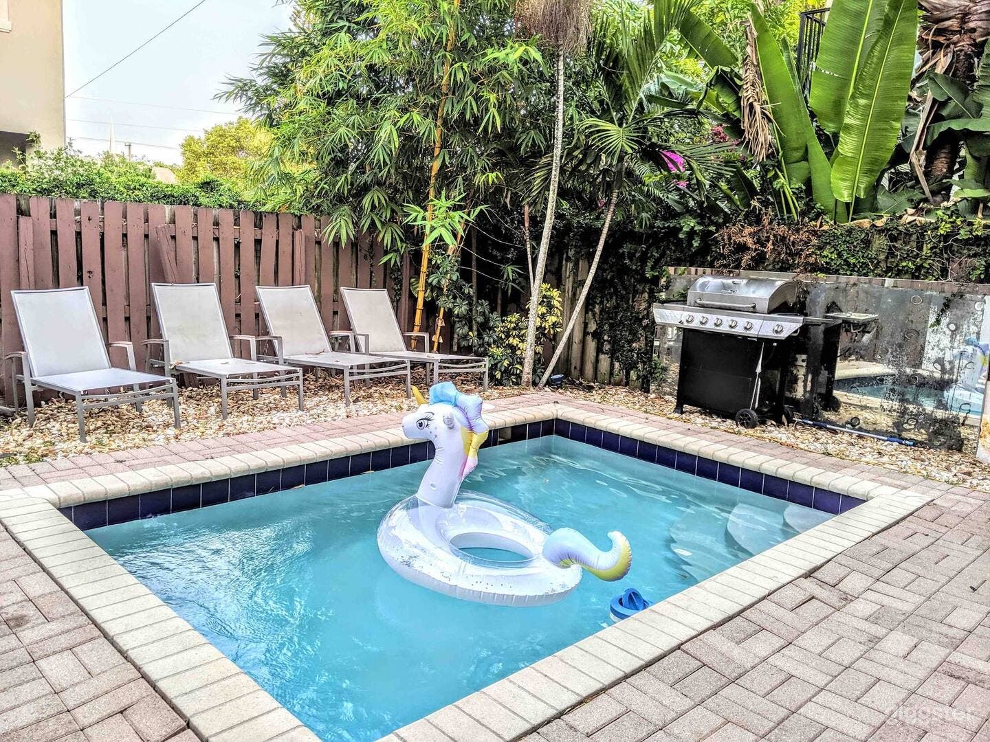 Clean Backyard with Pool Photo 1