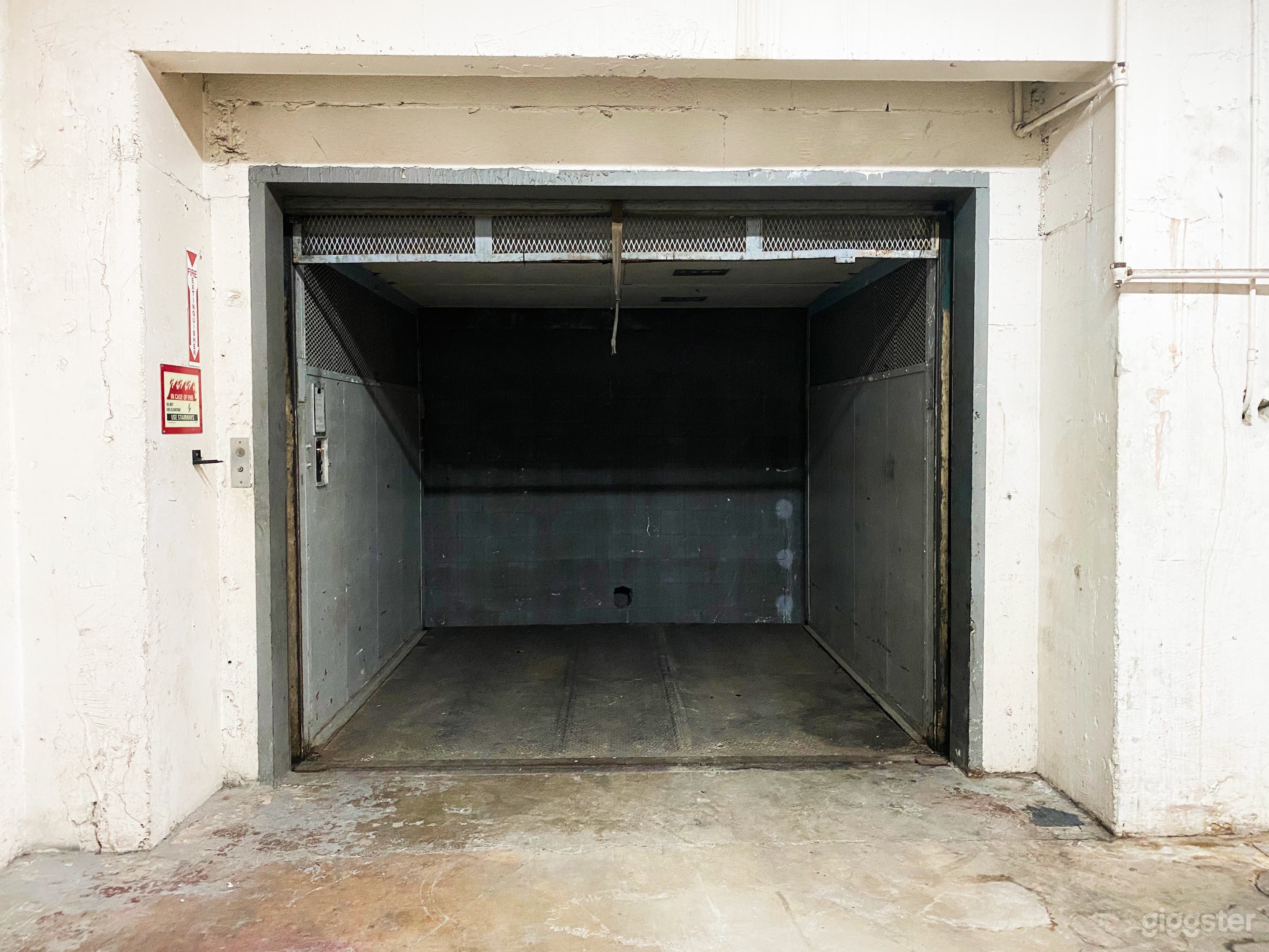 Freight Elevator Production Set Photo 1