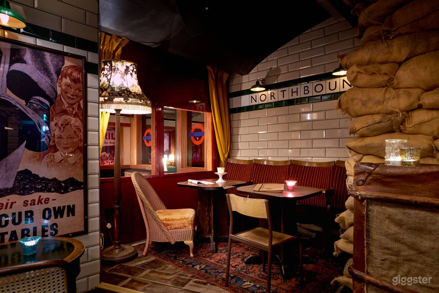 Event Space with Abandoned Post War Tube Station  Photo 3