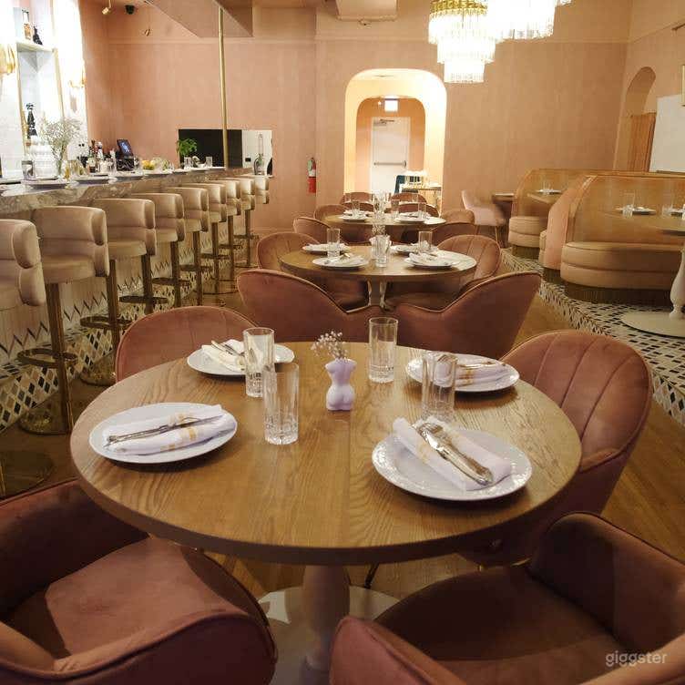  Pink Themed 1st Floor- Downstairs Main Dining Room 