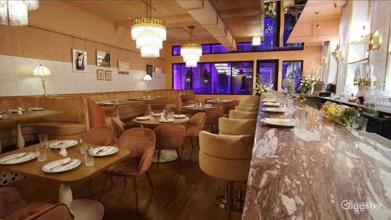  Pink Themed 1st Floor- Downstairs Main Dining Room 