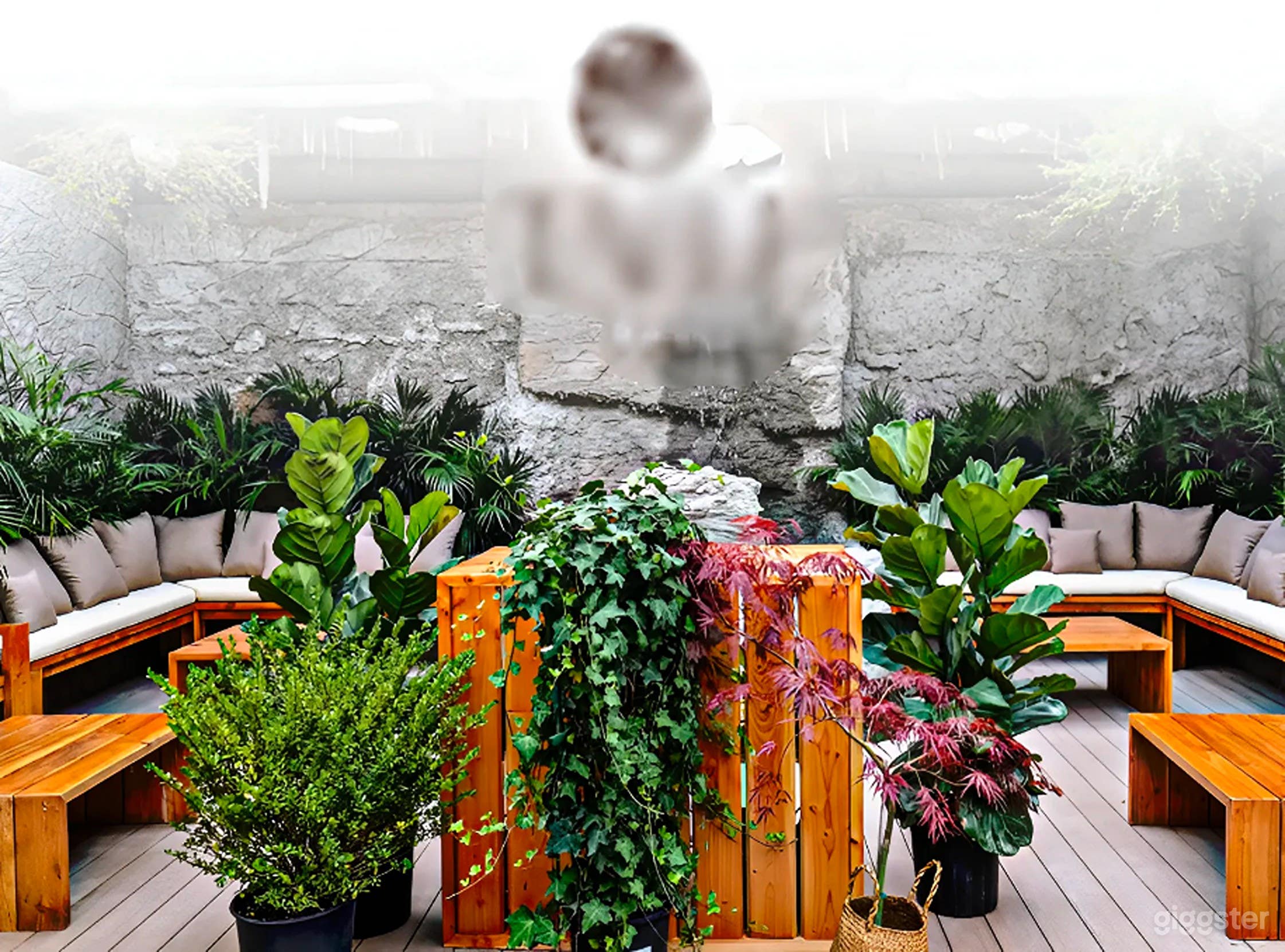 Outdoor VIP Lounge & Seating Area Photo 1