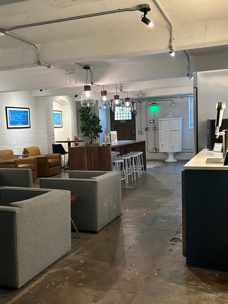  View of the cafe/kitchen from the doorway of the  Sperry  