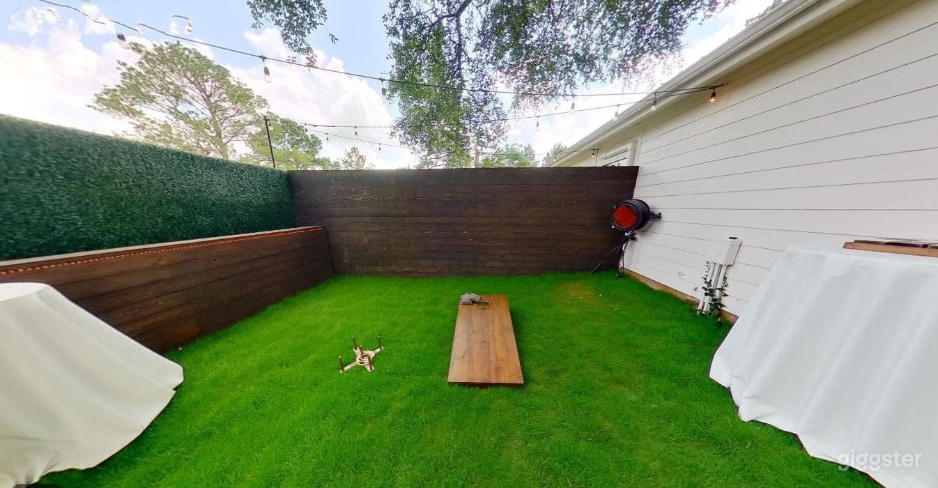 Reception Terrace with Garden Ceremony Site Photo 3