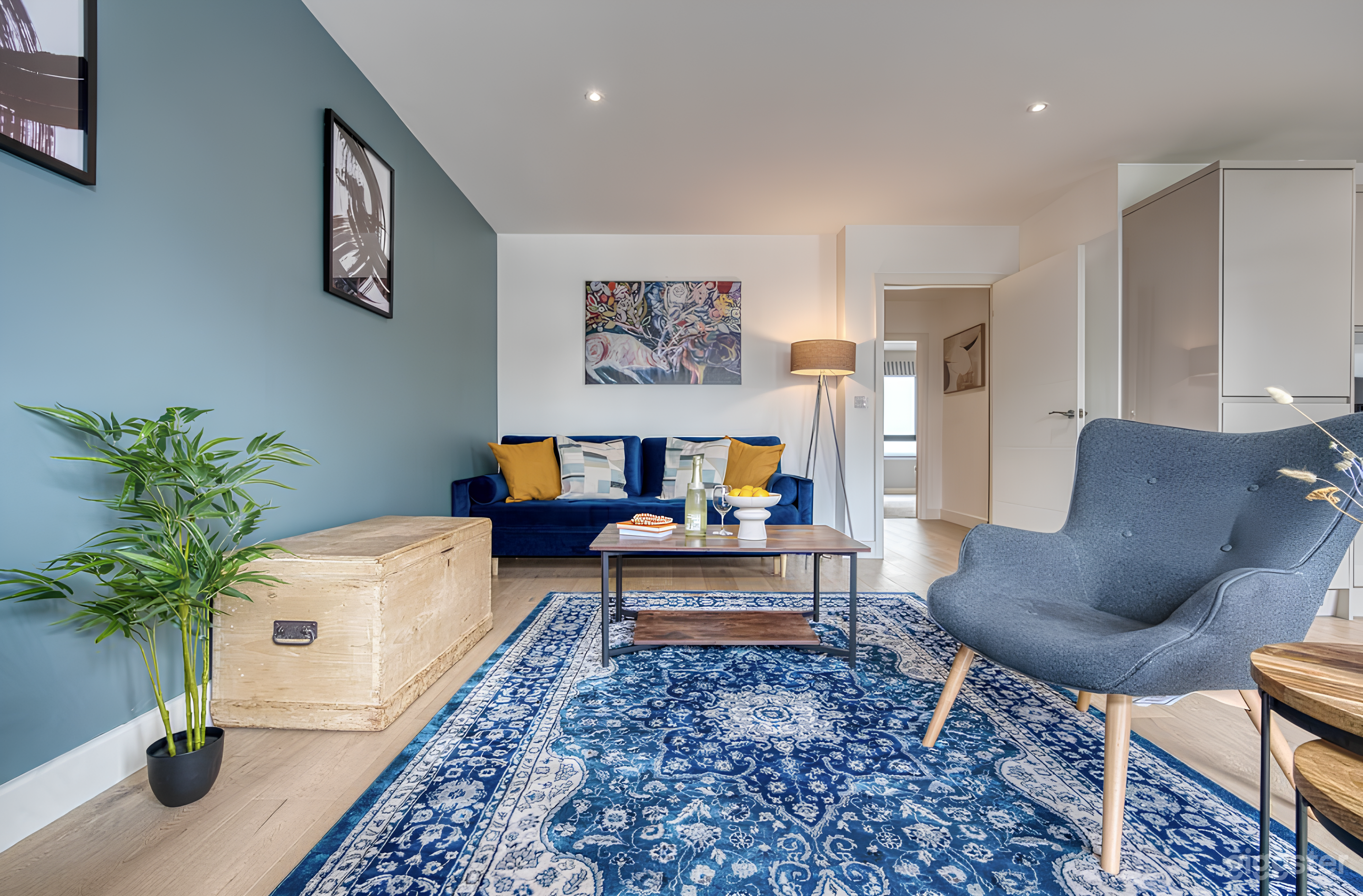 Royal Blue Crescent Photo 2