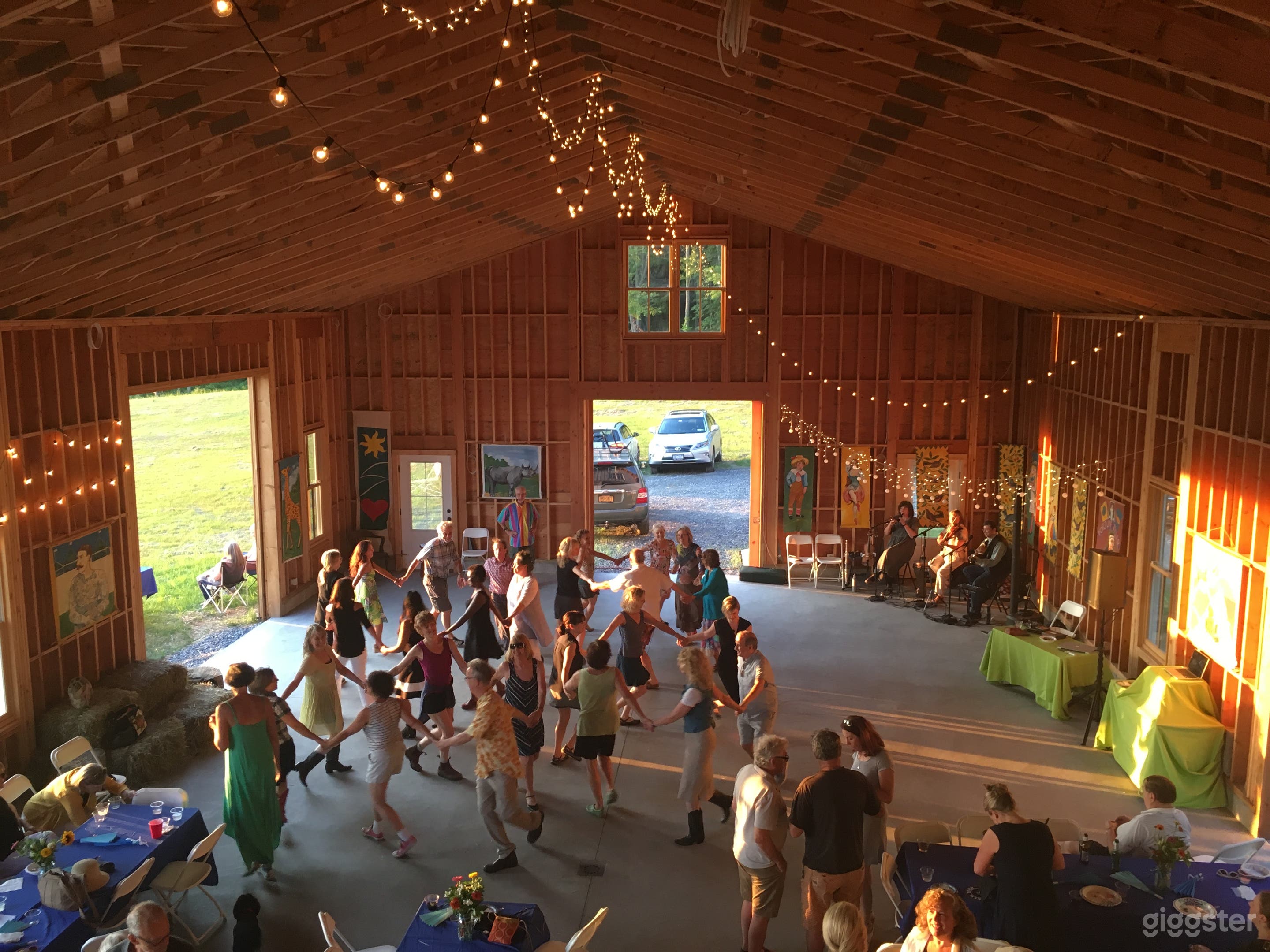 Barn square dance