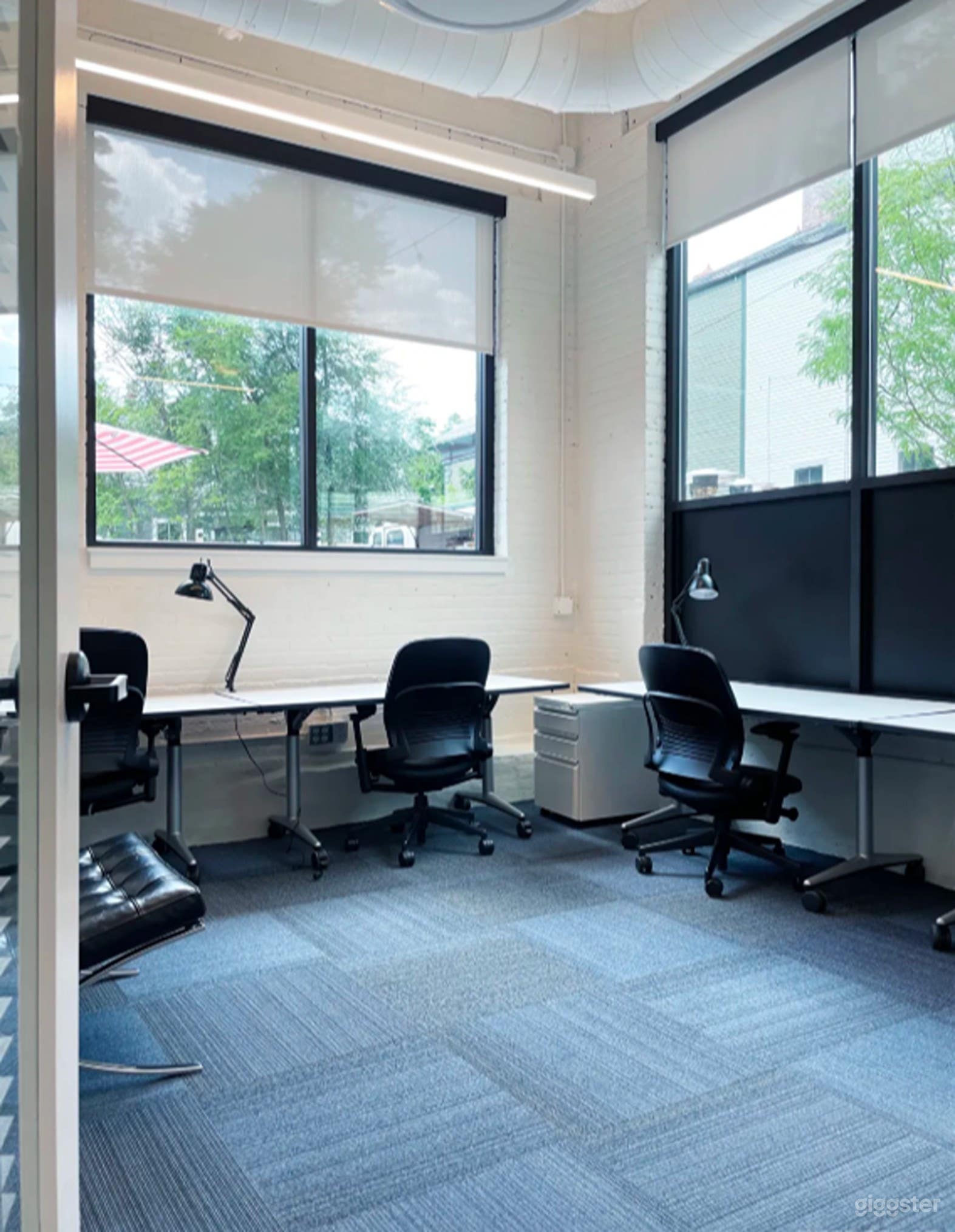 Dramatic Sun-Drenched Coworking Space Photo 2