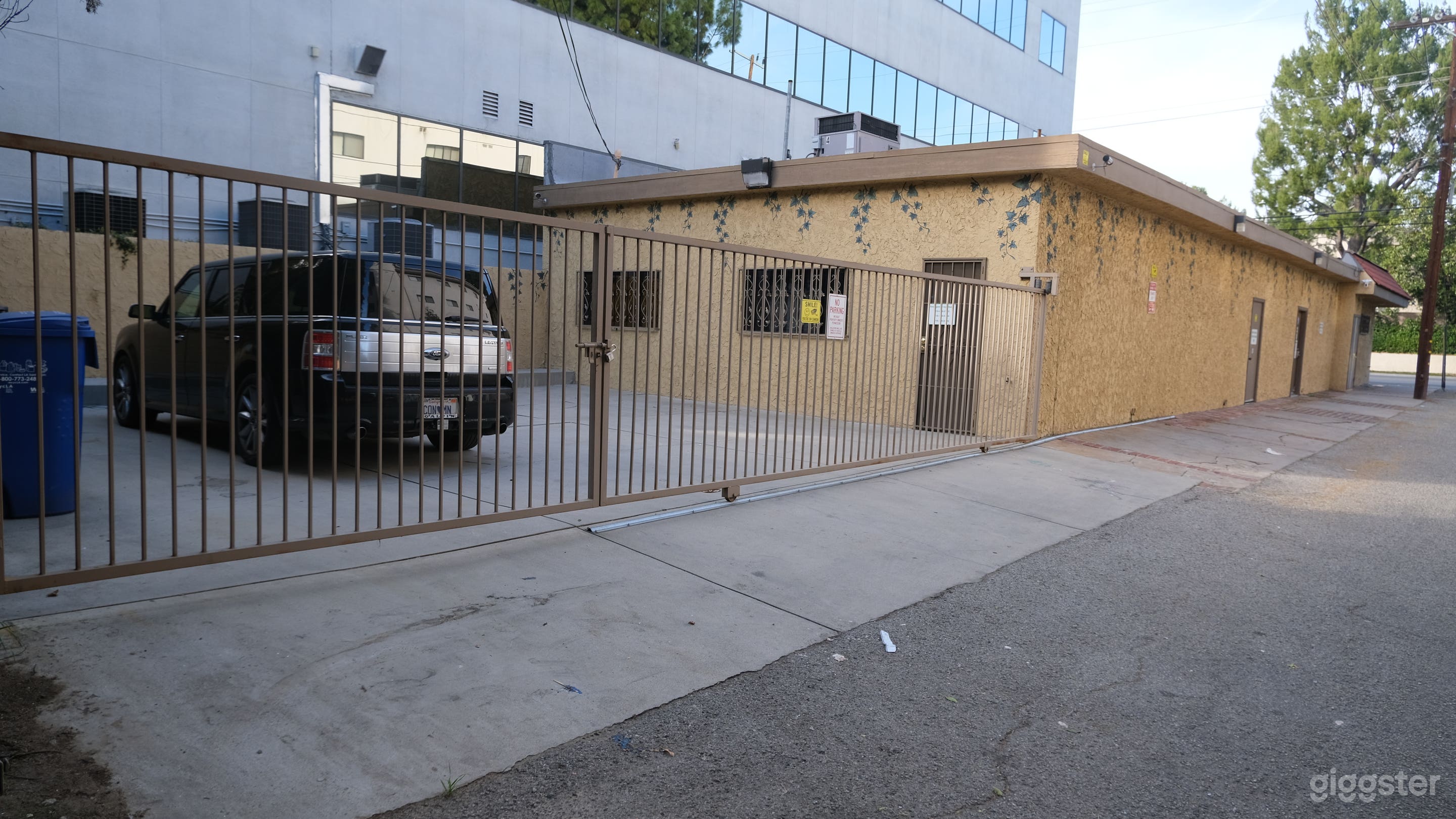 Gated parking lot and private Alley parking
