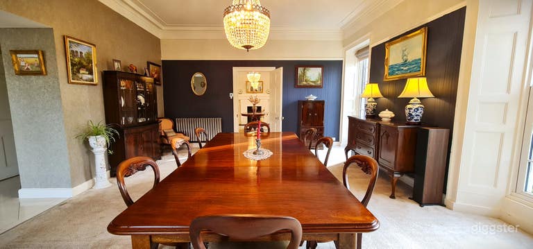  Georgian Manor House with Private Estate and Woods 