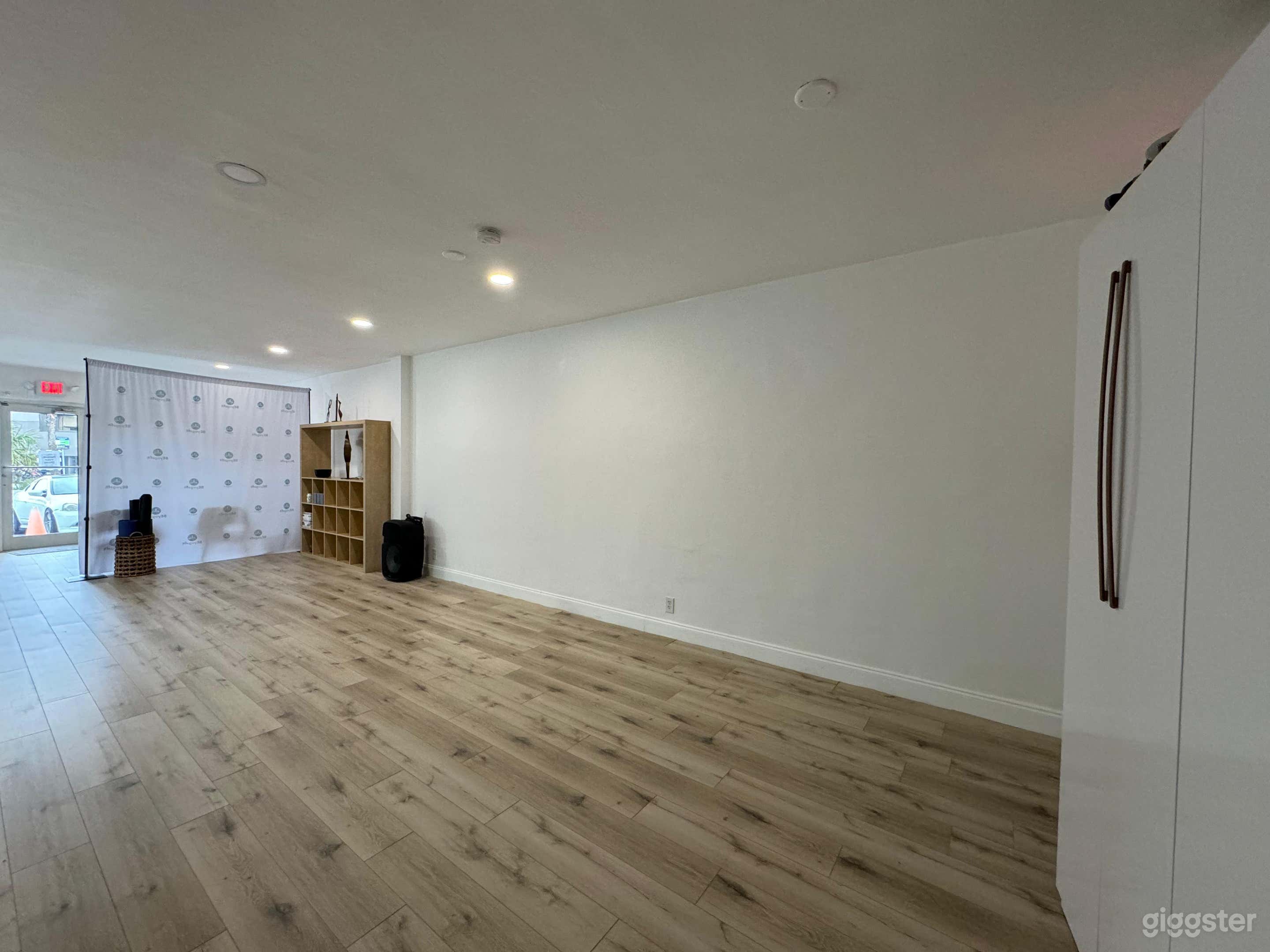 Studio space that can be used for a variety of activities. 