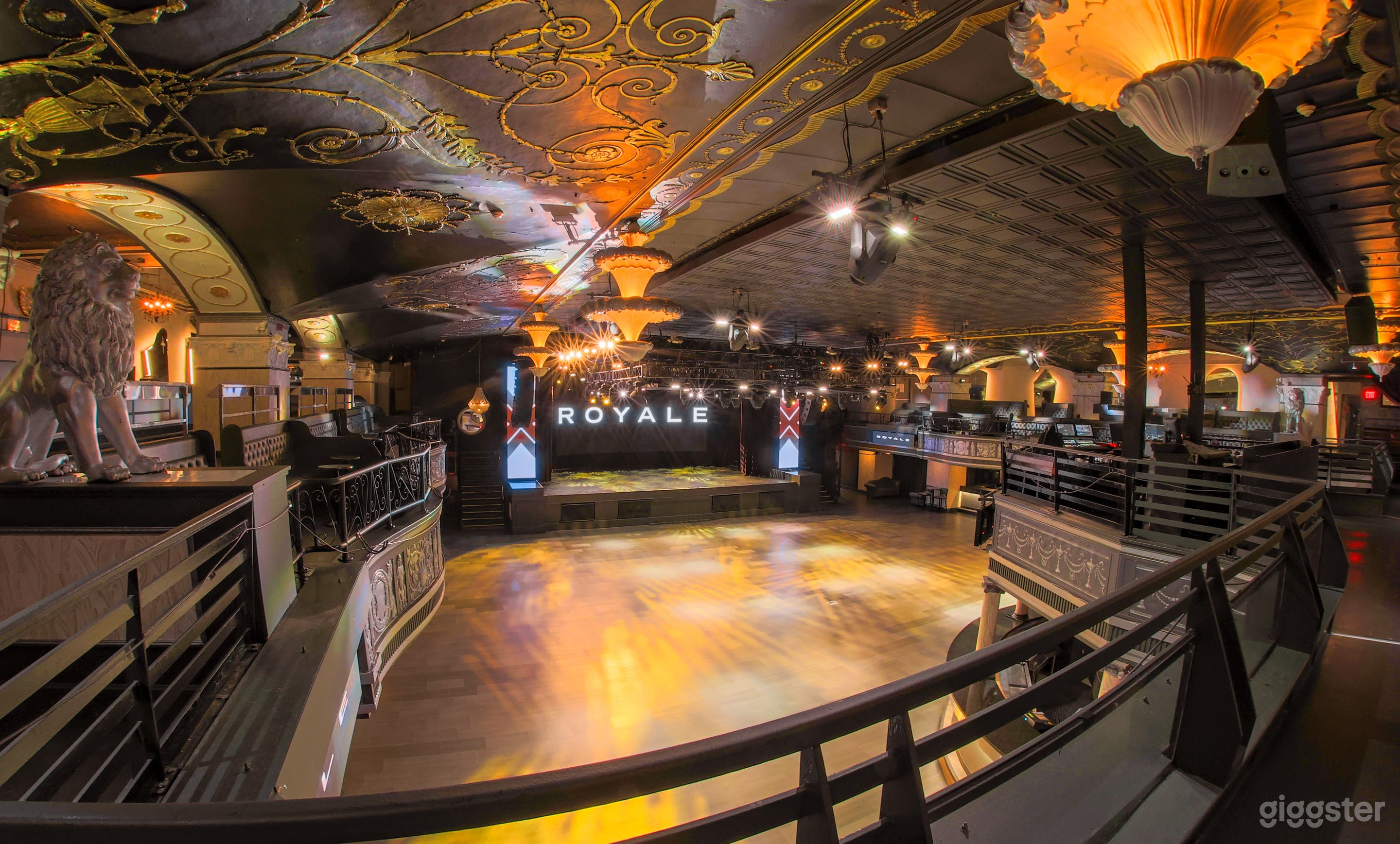 Classy Contemporary NightClub's Upstairs Balcony in Boston Photo 3