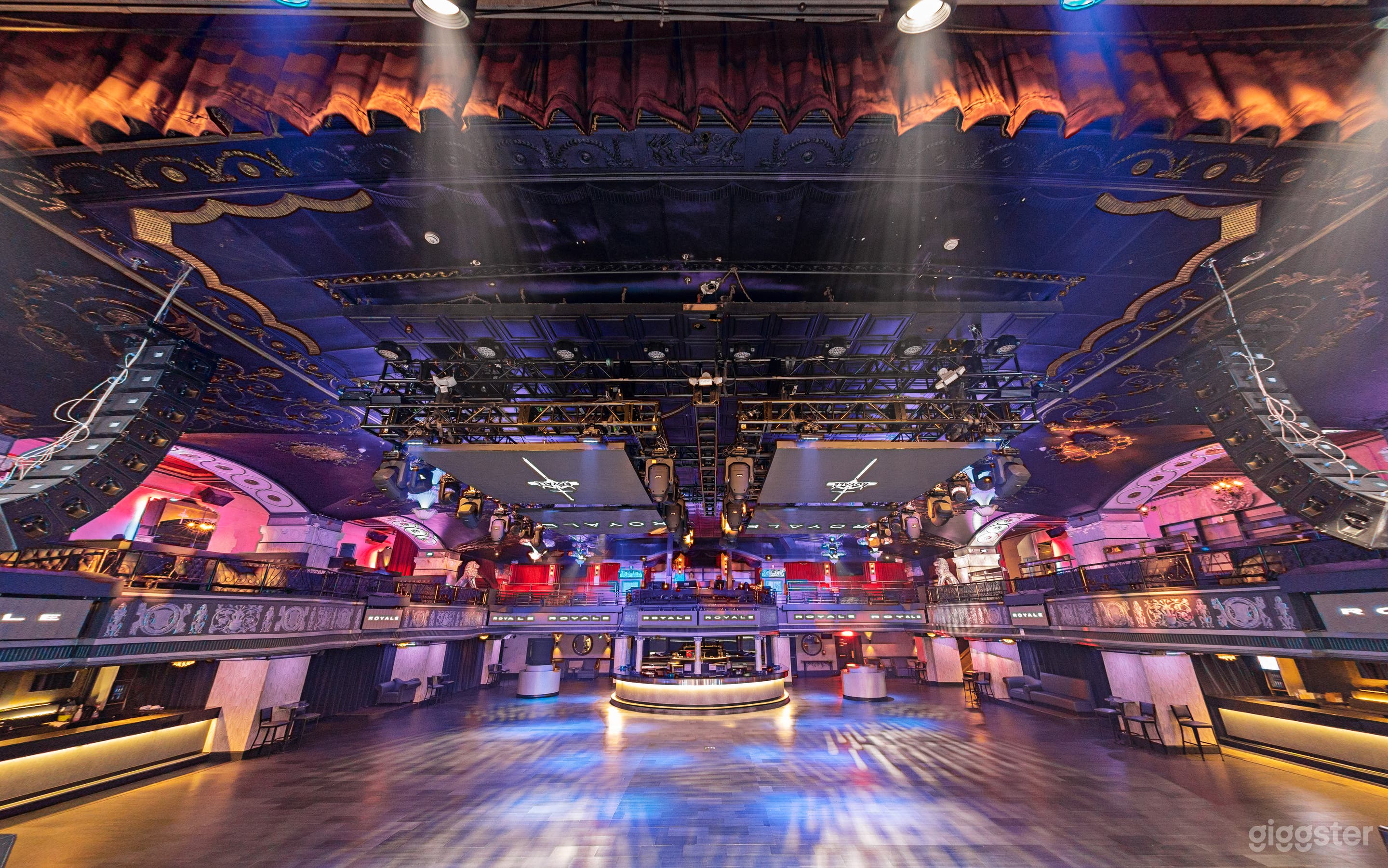 Classy Contemporary NightClub's Upstairs Balcony in Boston Photo 2