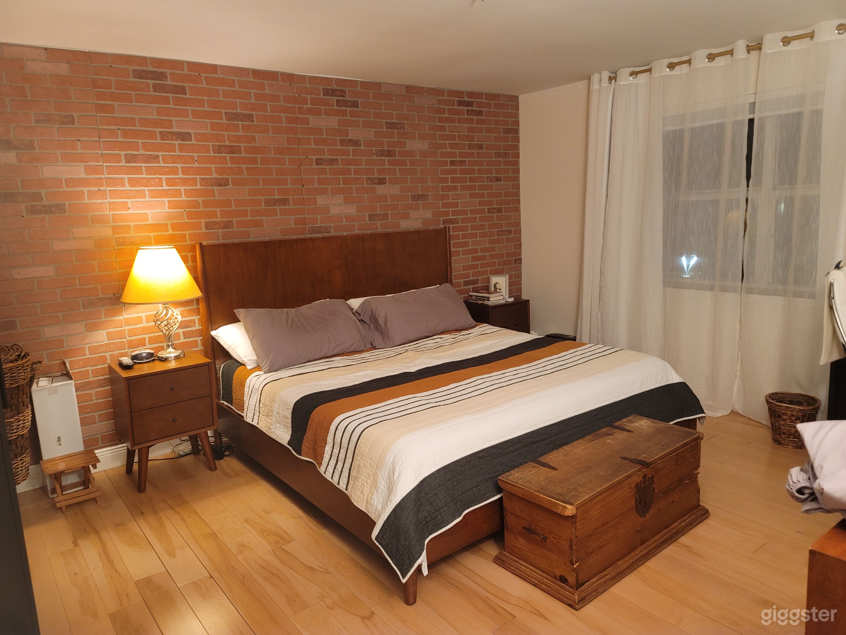 Ample master bedroom