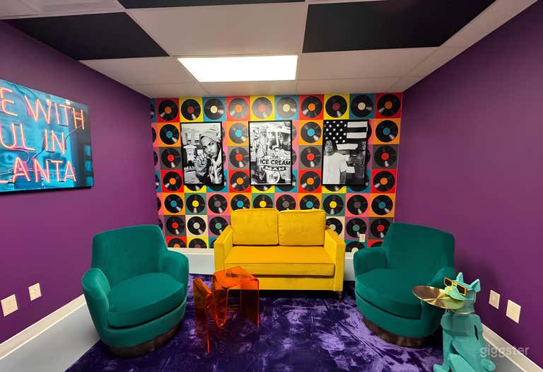  Espacio vibrante de Atlanta para eventos y producción (Estudio completo) 